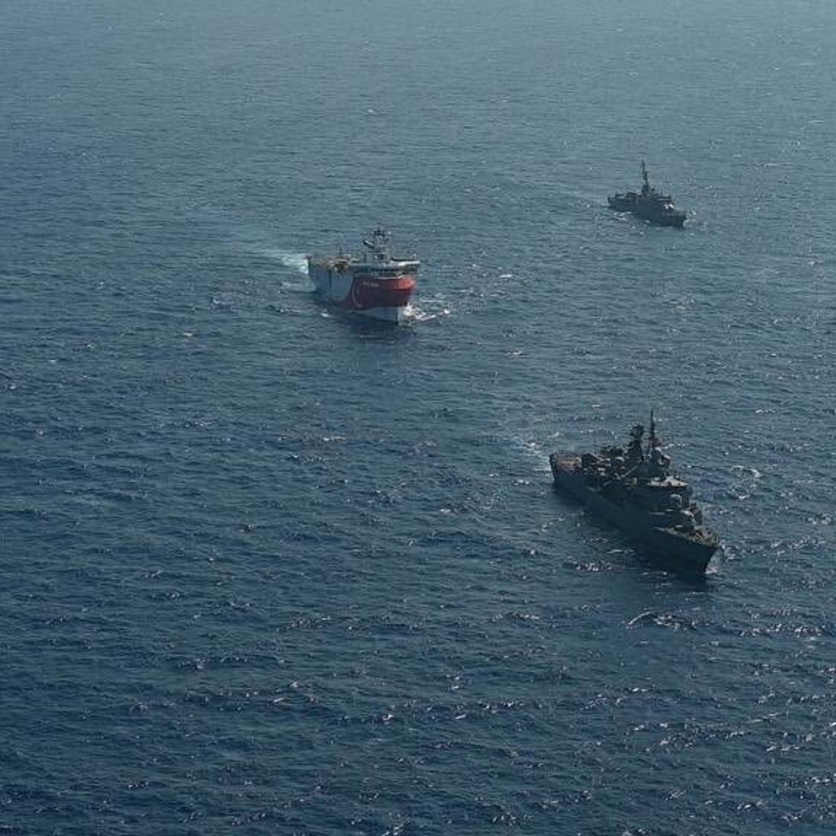 Turkey's Oruc Reis vessel in Eastern Mediterranean