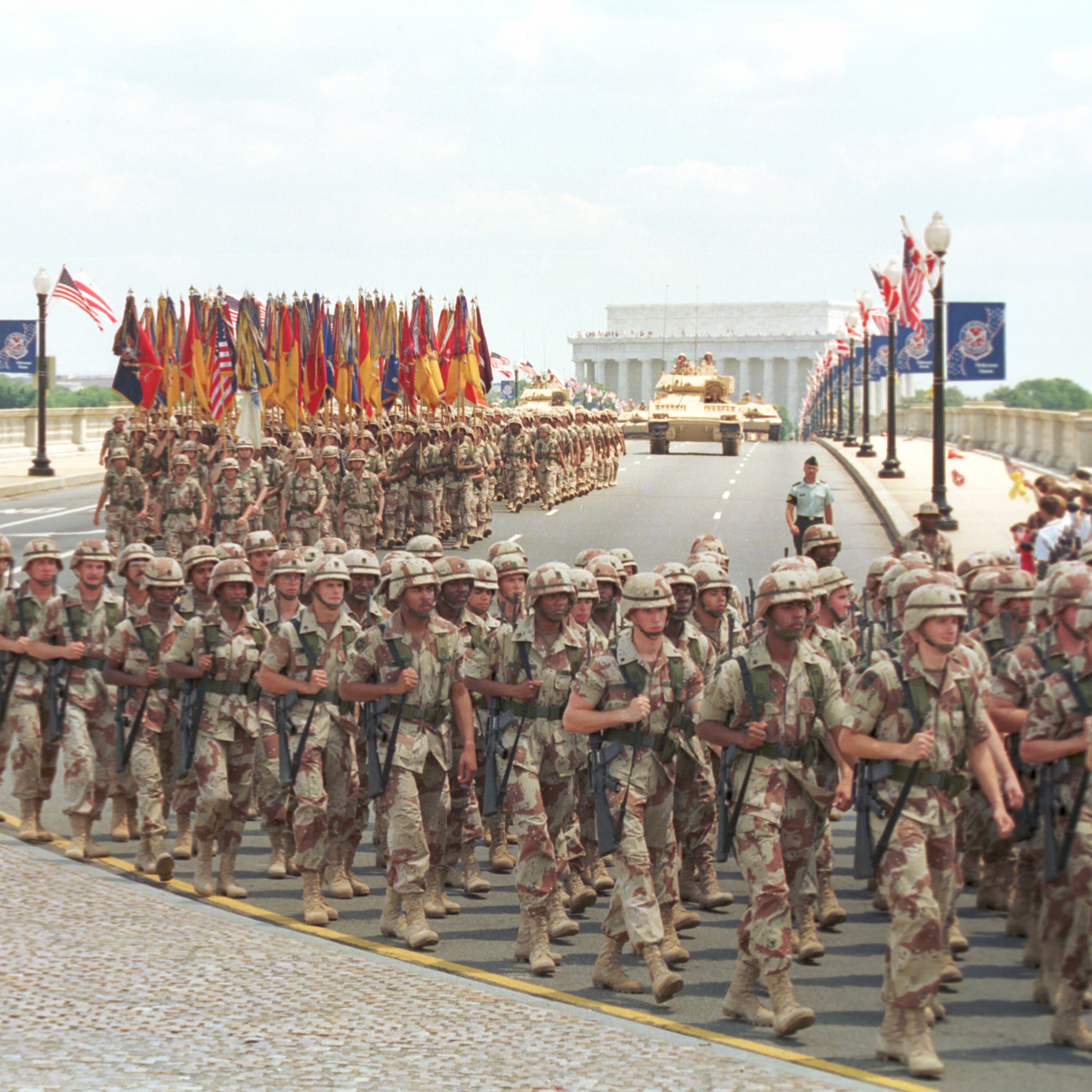 U.S. GULF WAR VICTORY PARADE, WASHINGTON, USA