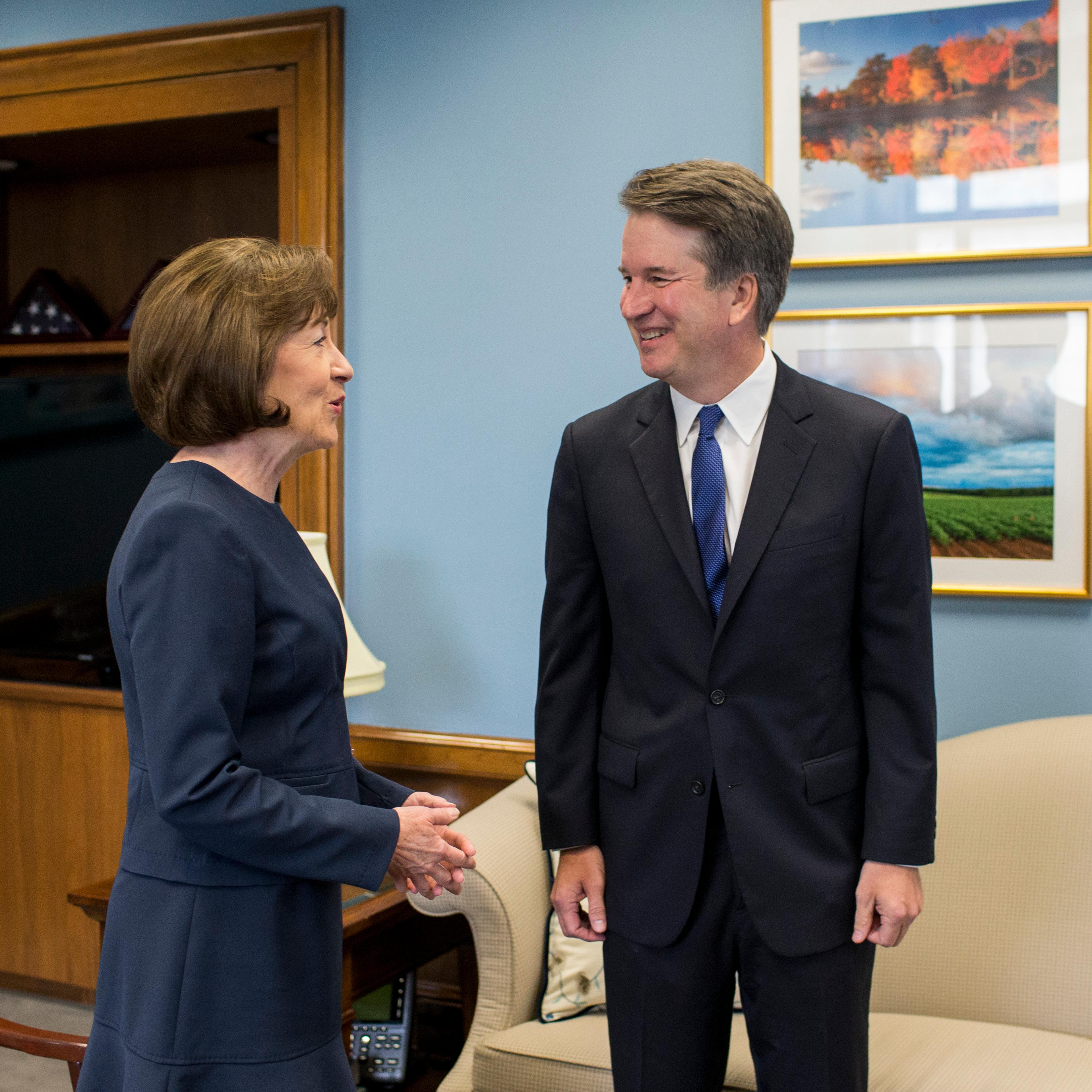 Supreme Court Nominee Brett Kavanaugh Meets With Democratic Senators On Capitol HIll