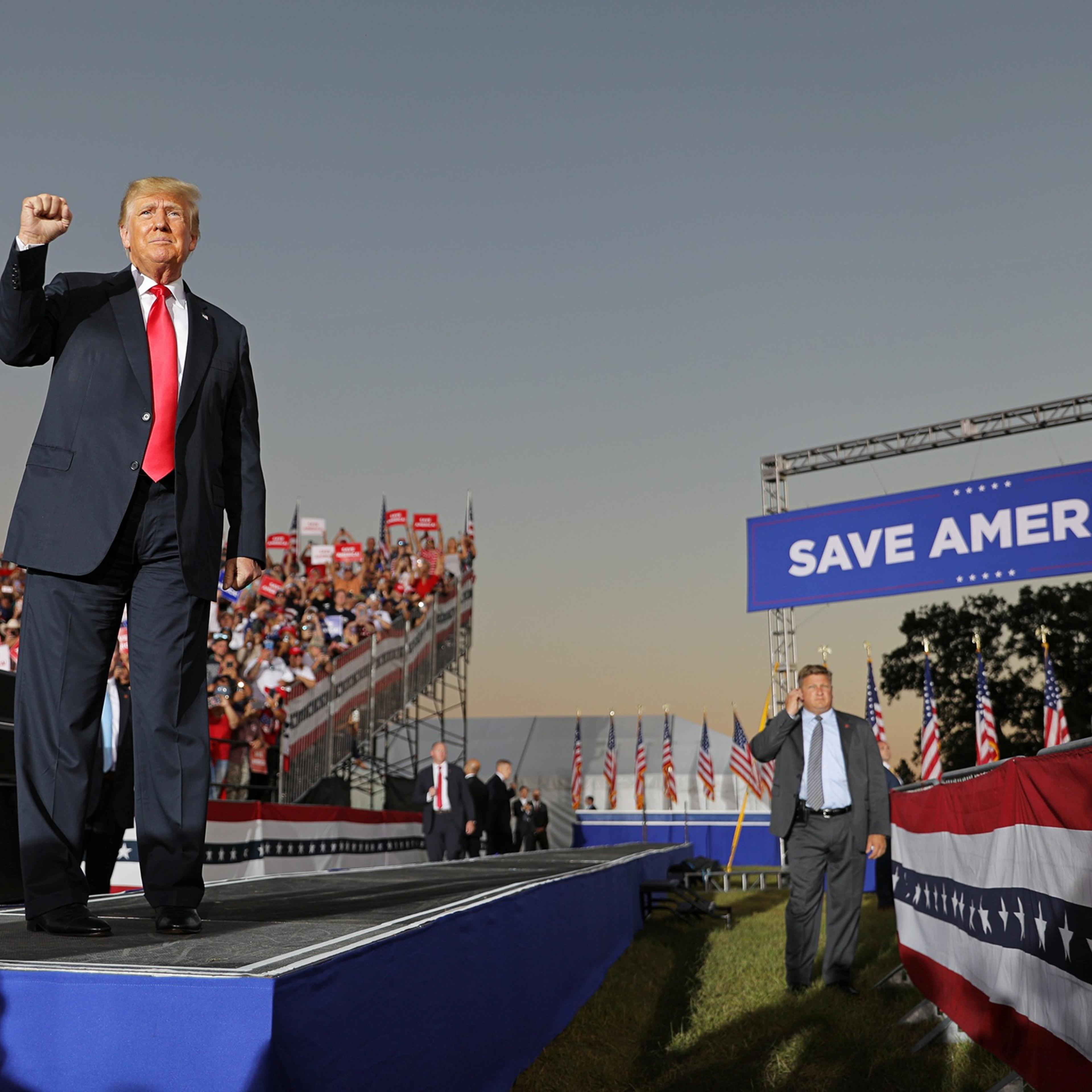 Trump rally 2021