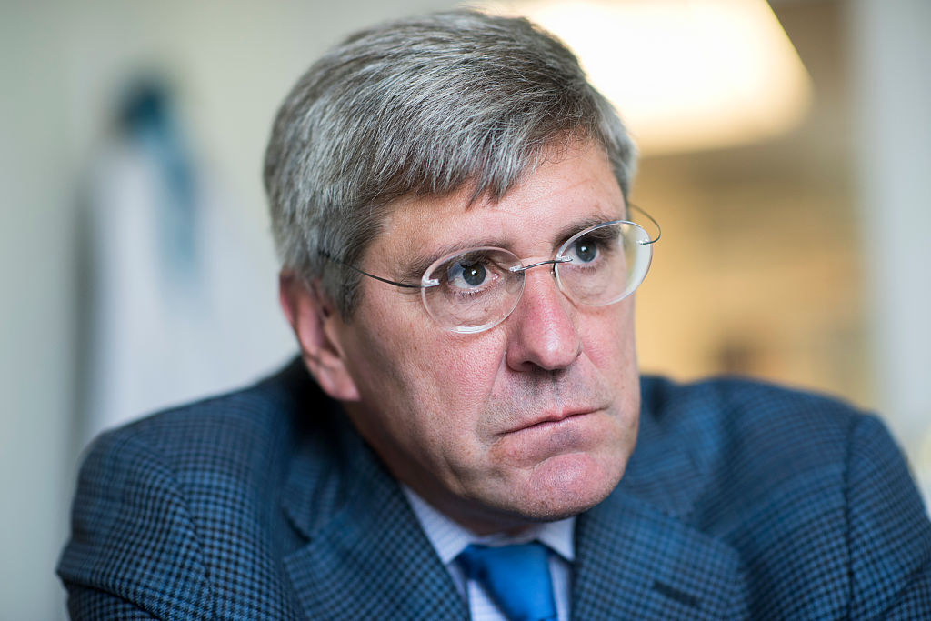 President Donald Trump says his pick for the Federal Reserve board, conservative commentator Stephen Moore, has withdrawn amid controversy.