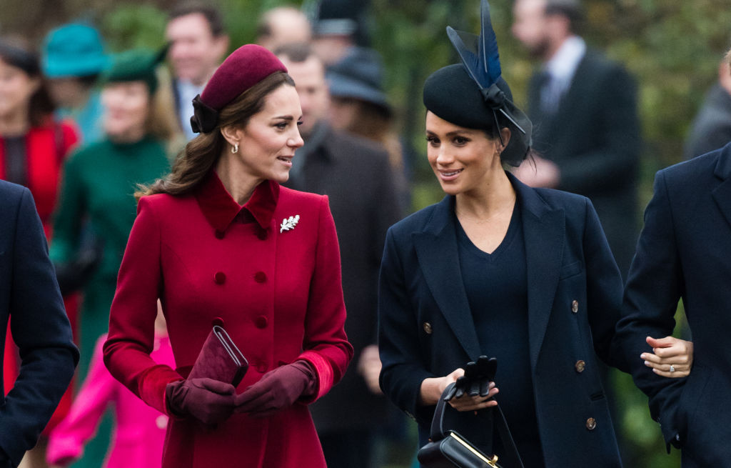 The Royal Family Attend Church On Christmas Day