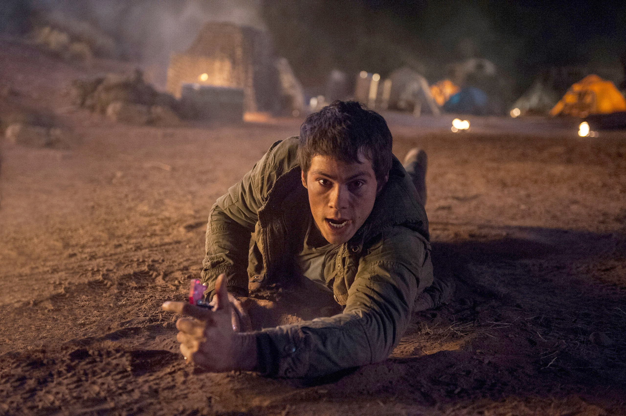 MAZE RUNNER: THE SCORCH TRIALS Thomas (Dylan O’Brien) is about to make some major noise. Photo credit: Richard Foreman, Jr. SMPSP TM and © 2015 Twentieth Century Fox Film Corporation.  All Rights Reserved.  Not for sale or duplication.