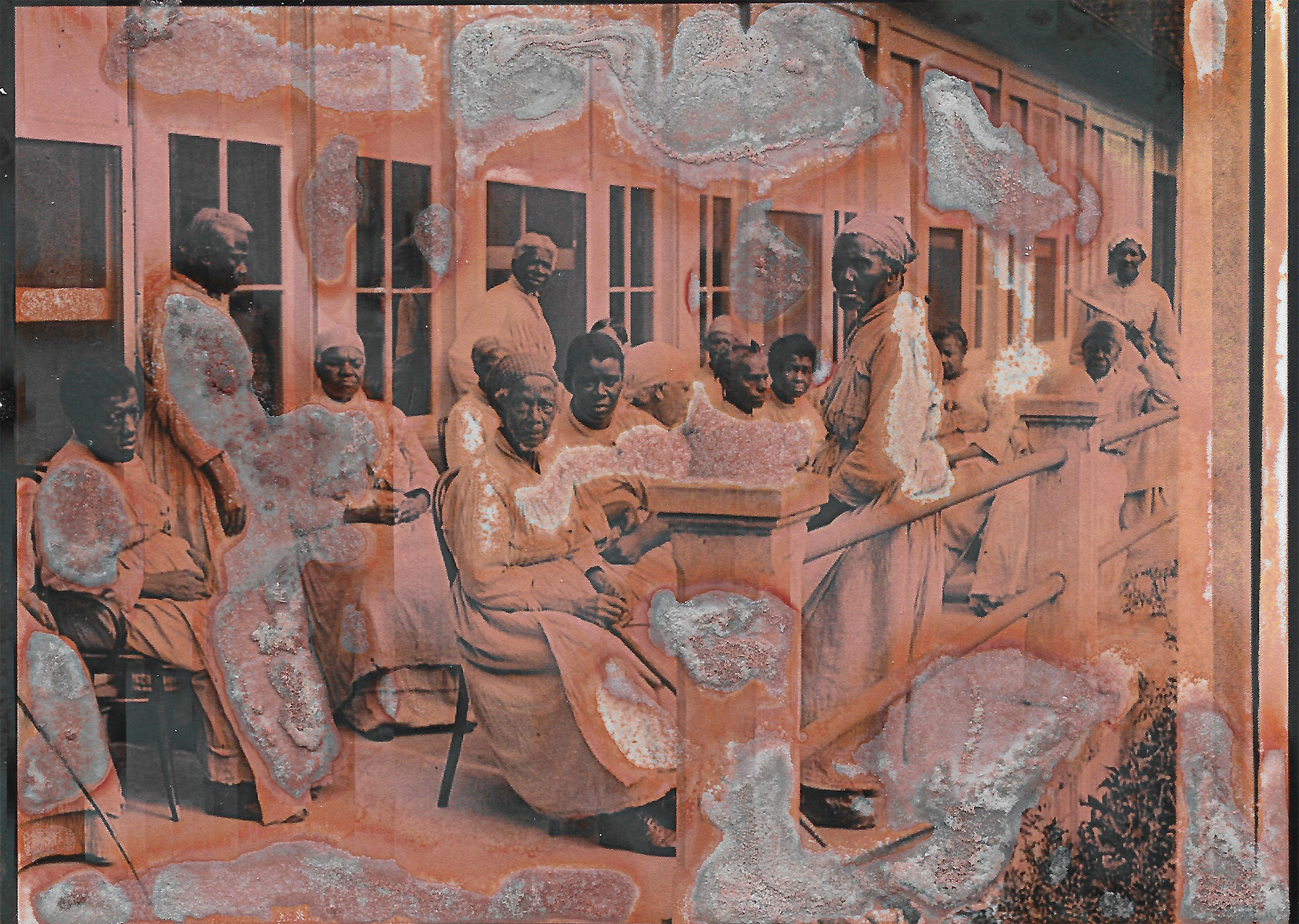 Artist Billie Carter-Rankin's treatment of an image published in the 1920s.