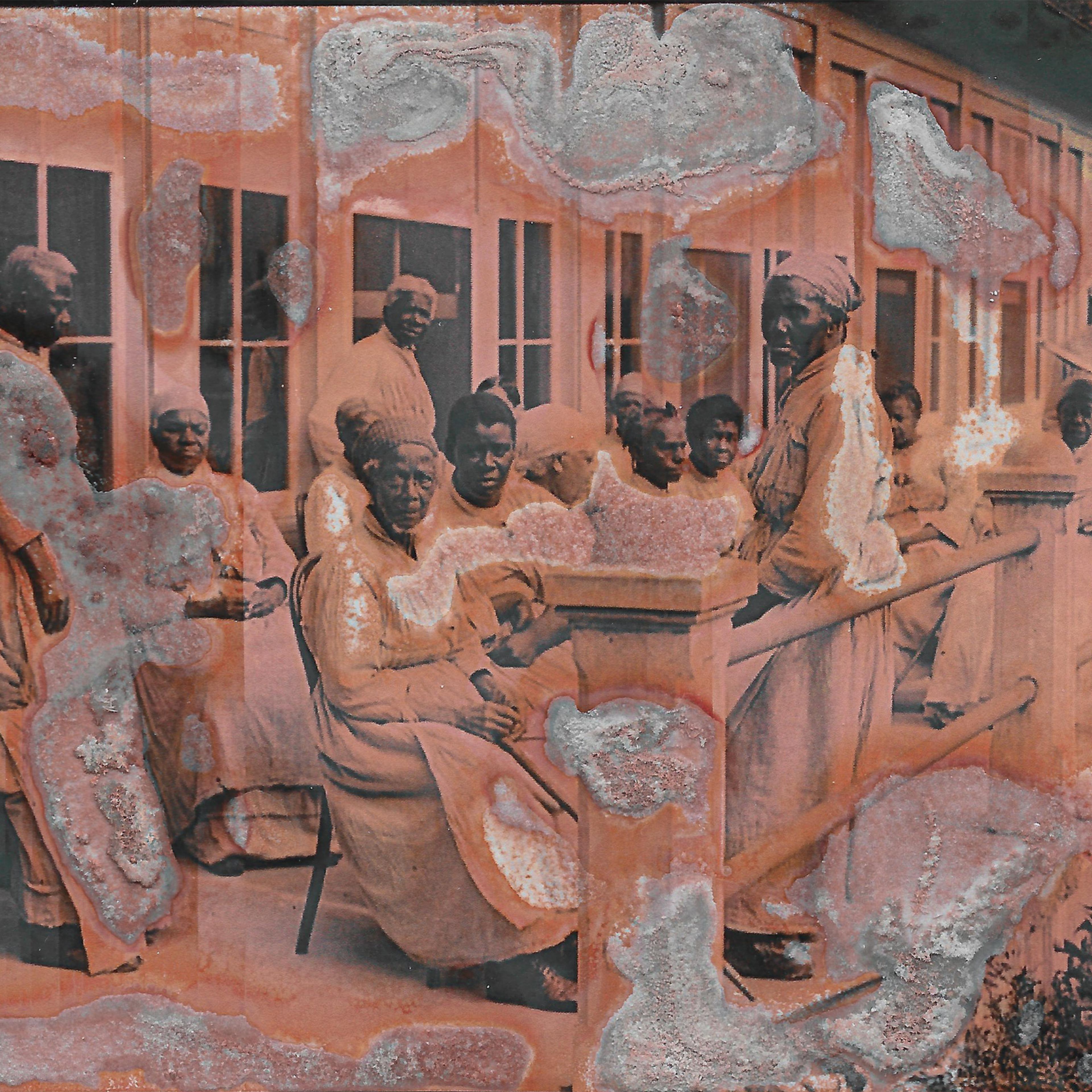Artist Billie Carter-Rankin's treatment of an image published in the 1920s.