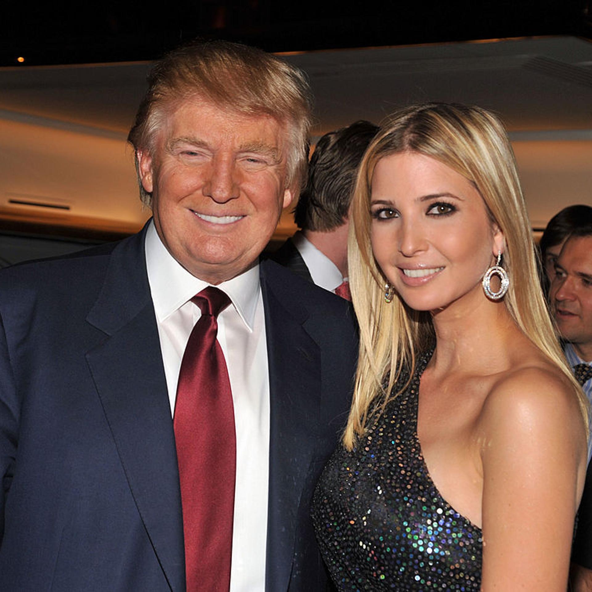 Donald Trump and Ivanka Trump attend the "The Trump Card: Playing to Win in Work and Life" book launch celebration at Trump Tower on Oct. 14, 2009 in New York City.