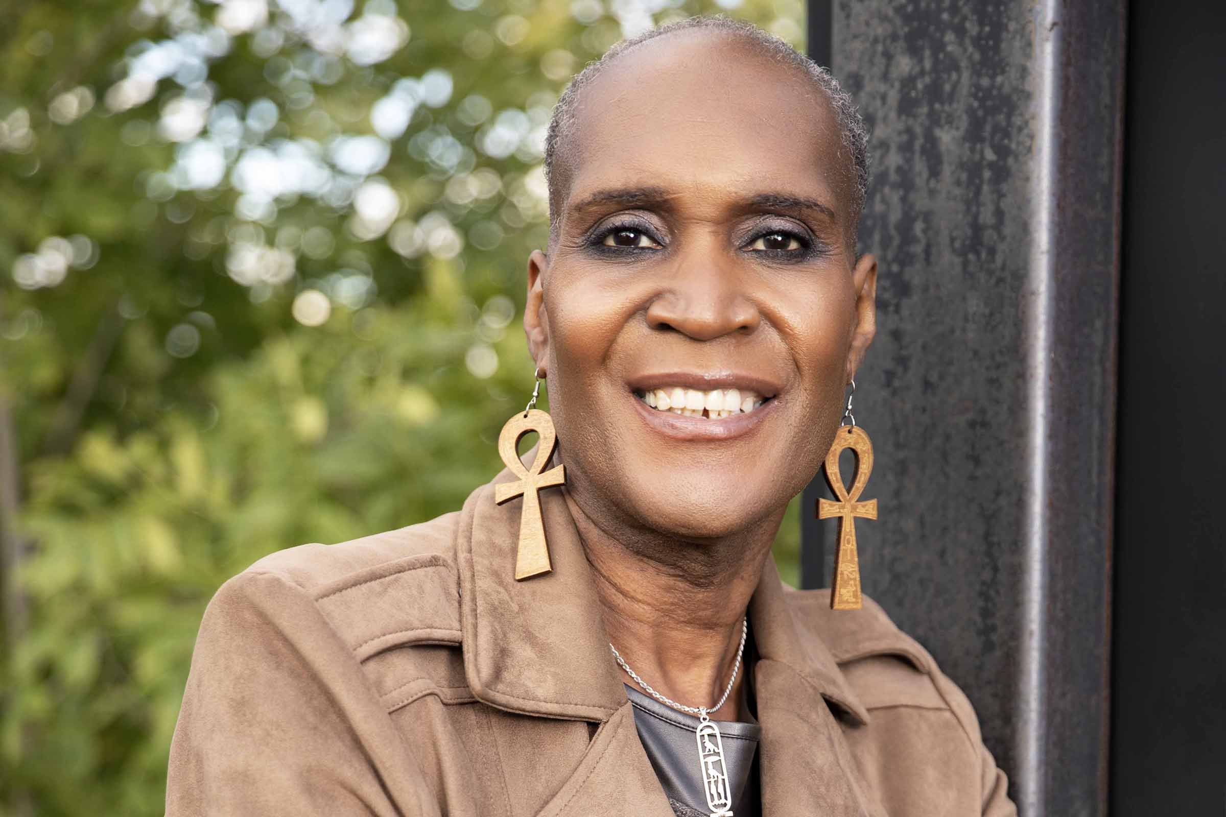 Minneapolis City Council President Andrea Jenkins, the first openly trans person to hold such a position, in October 2021. 