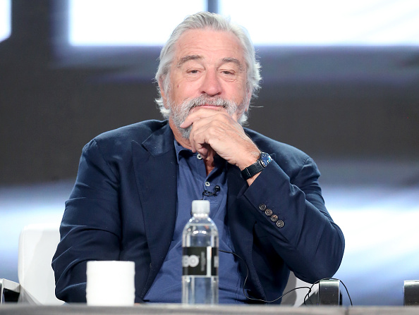 Executive producer/actor Robert De Niro of the film 'The Wizard of Lies' speaks onstage during the HBO portion of the 2017 Winter Television Critics Association Press Tour at the Langham Hotel on January 14, 2017 in Pasadena, California.