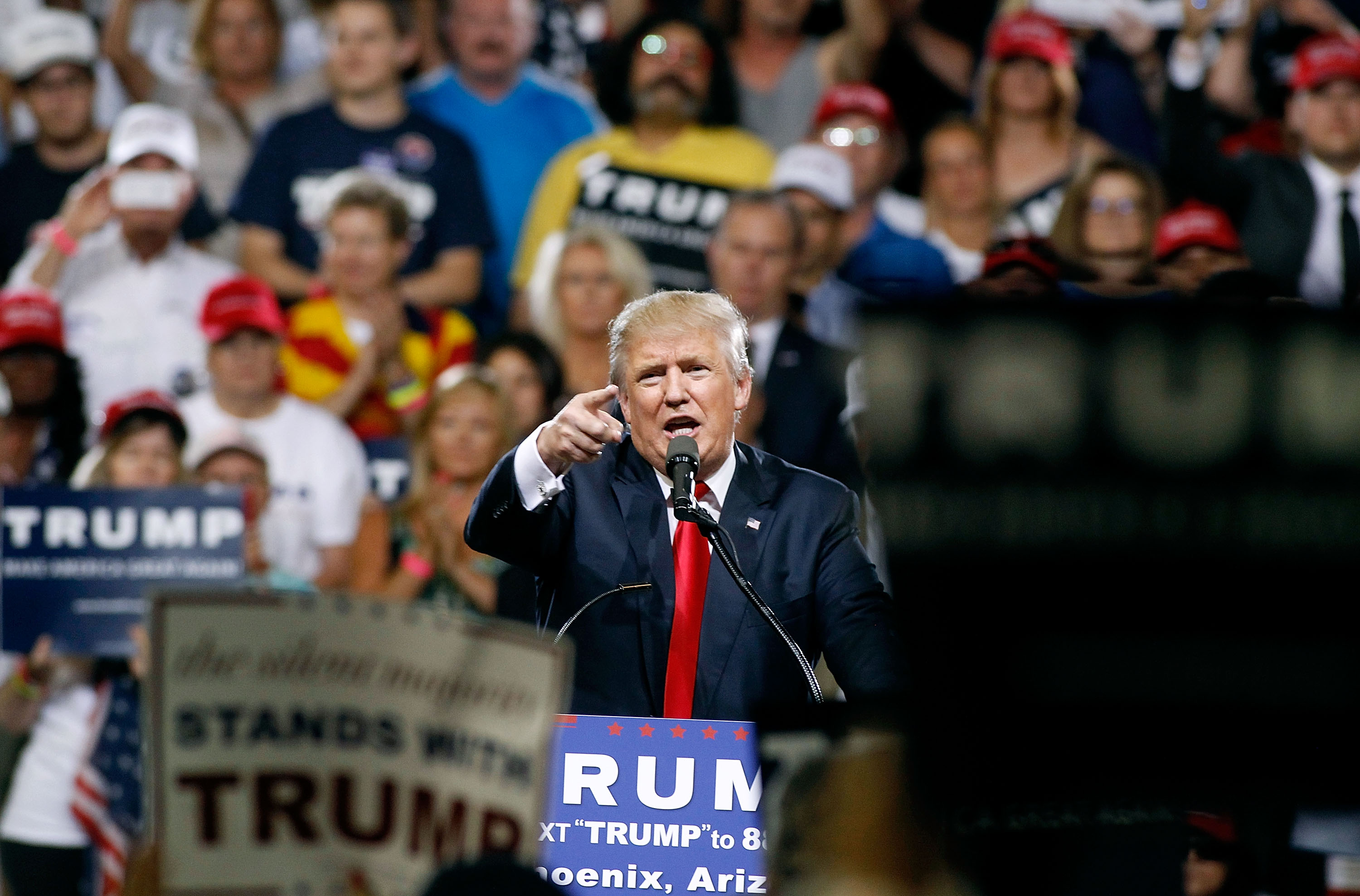 Donald Trump Holds Campaign Rally In Phoenix, Arizona