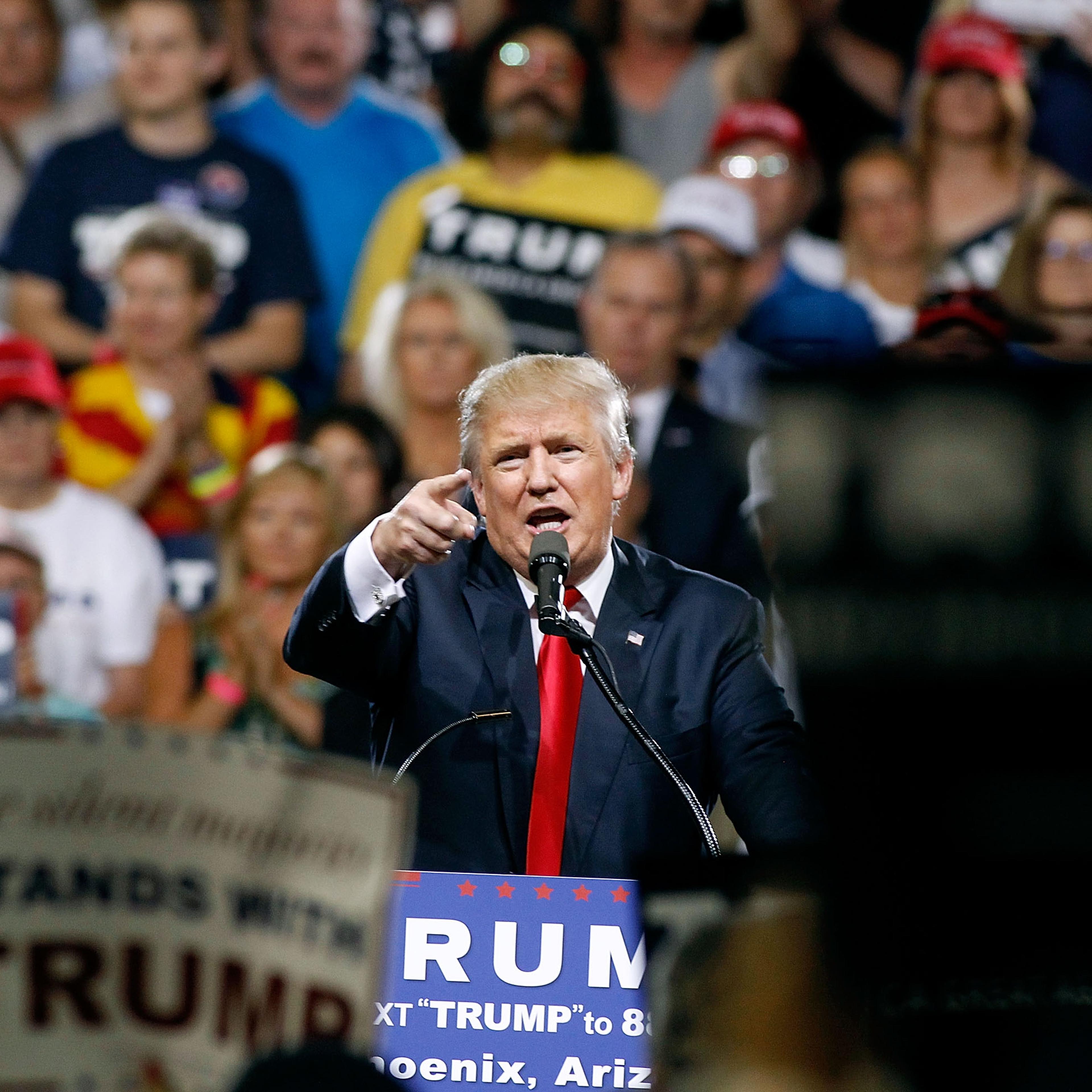Donald Trump Holds Campaign Rally In Phoenix, Arizona