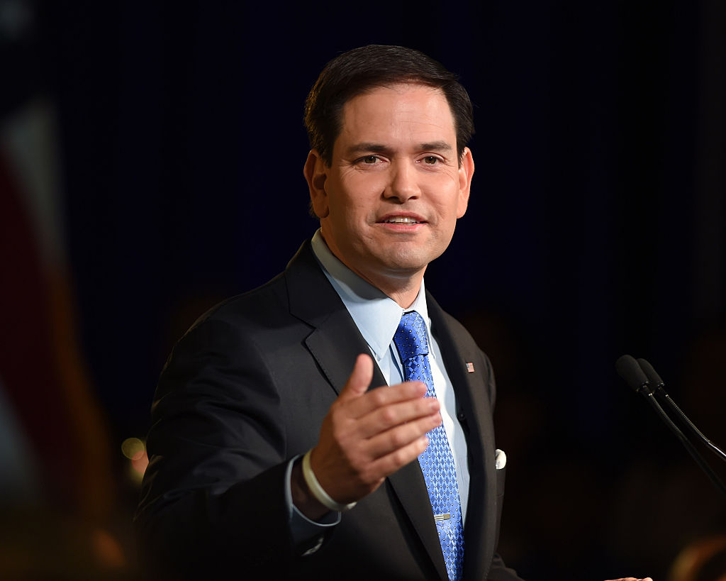U.S. Senator Marco Rubio announces his candidacy for the Republican presidential nomination on April 13, 2015 in Miami, Florida.