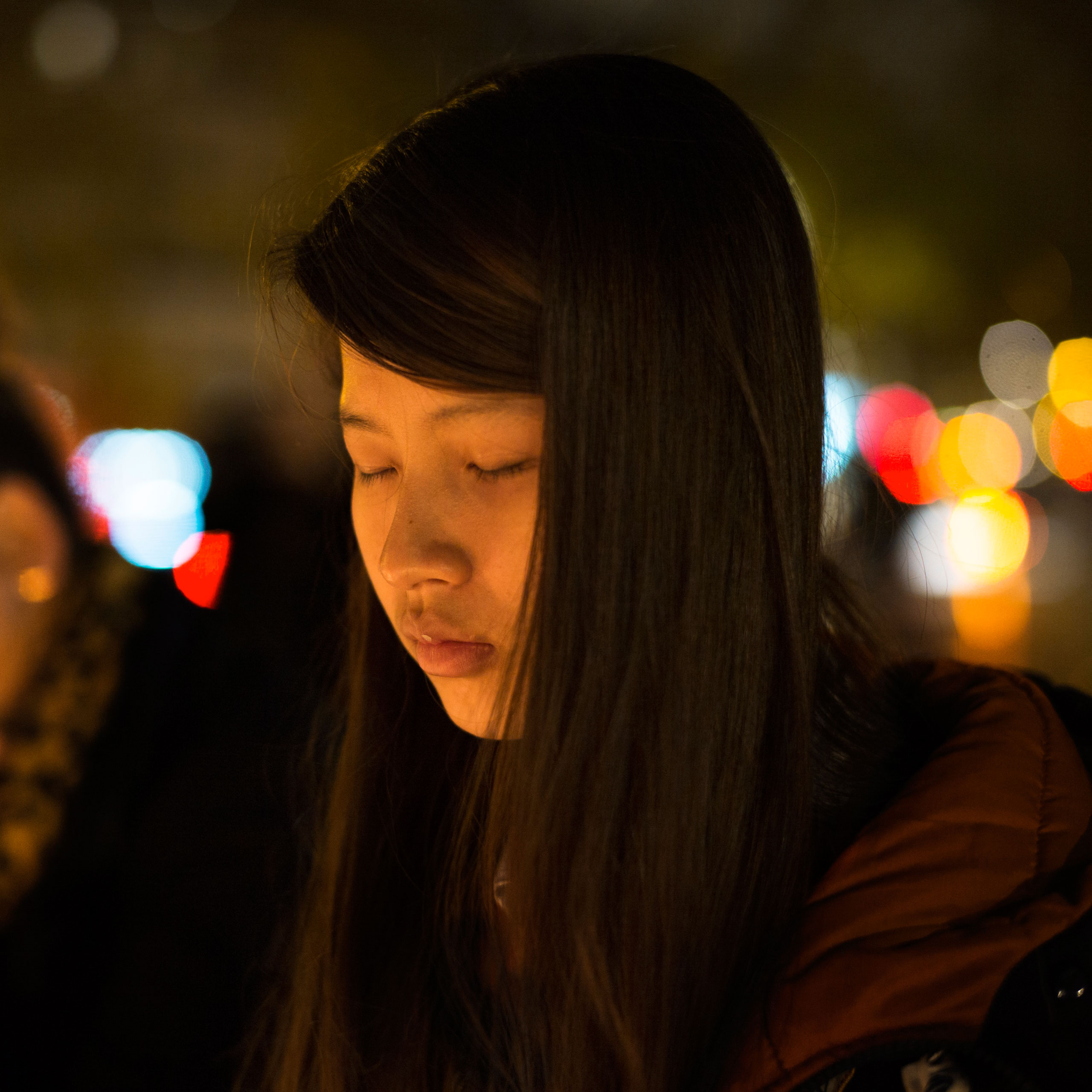 Paris Mourners on Place de la Republique