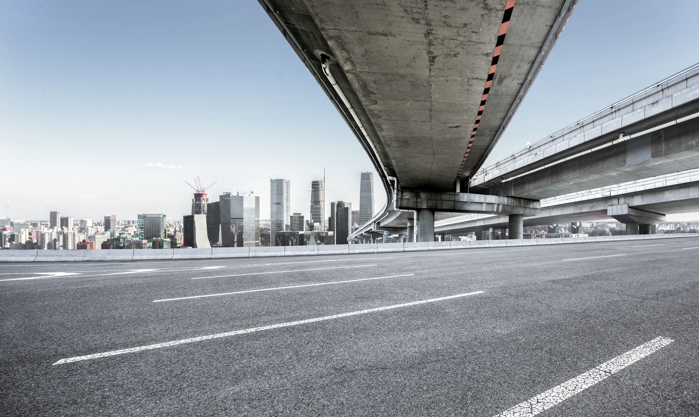 Cityscape made of concrete