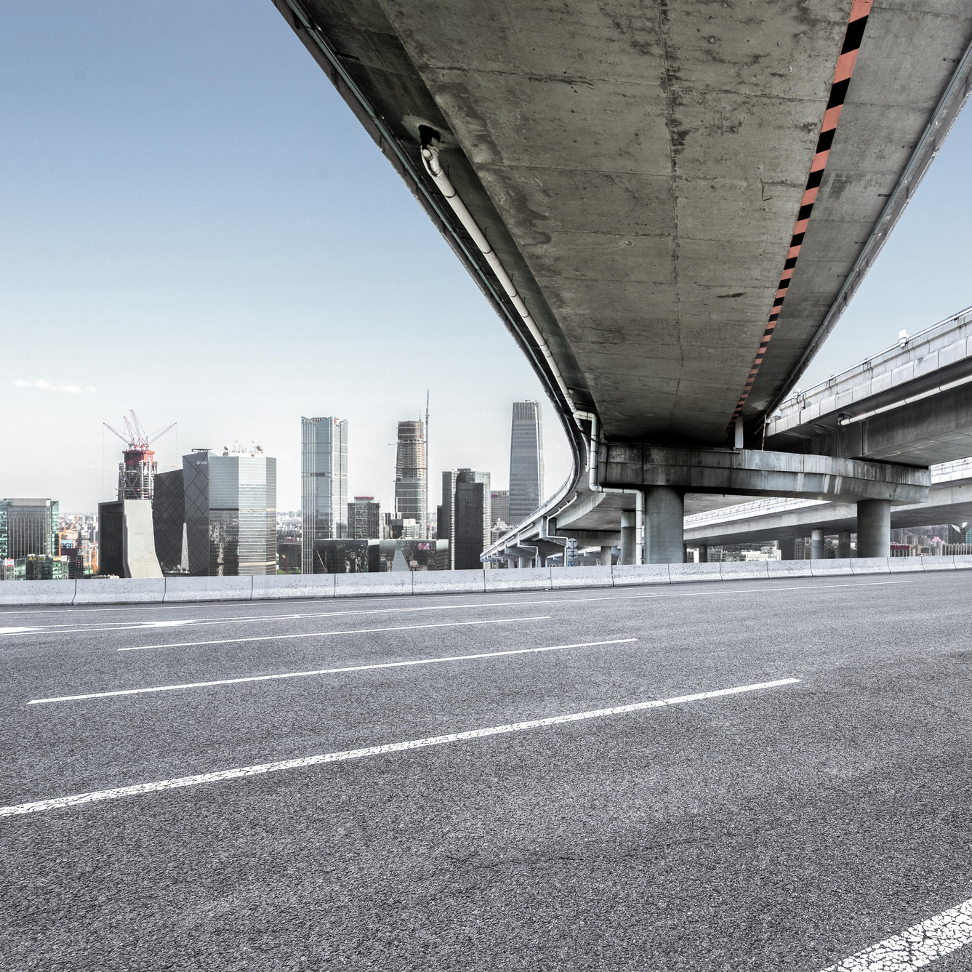 Cityscape made of concrete