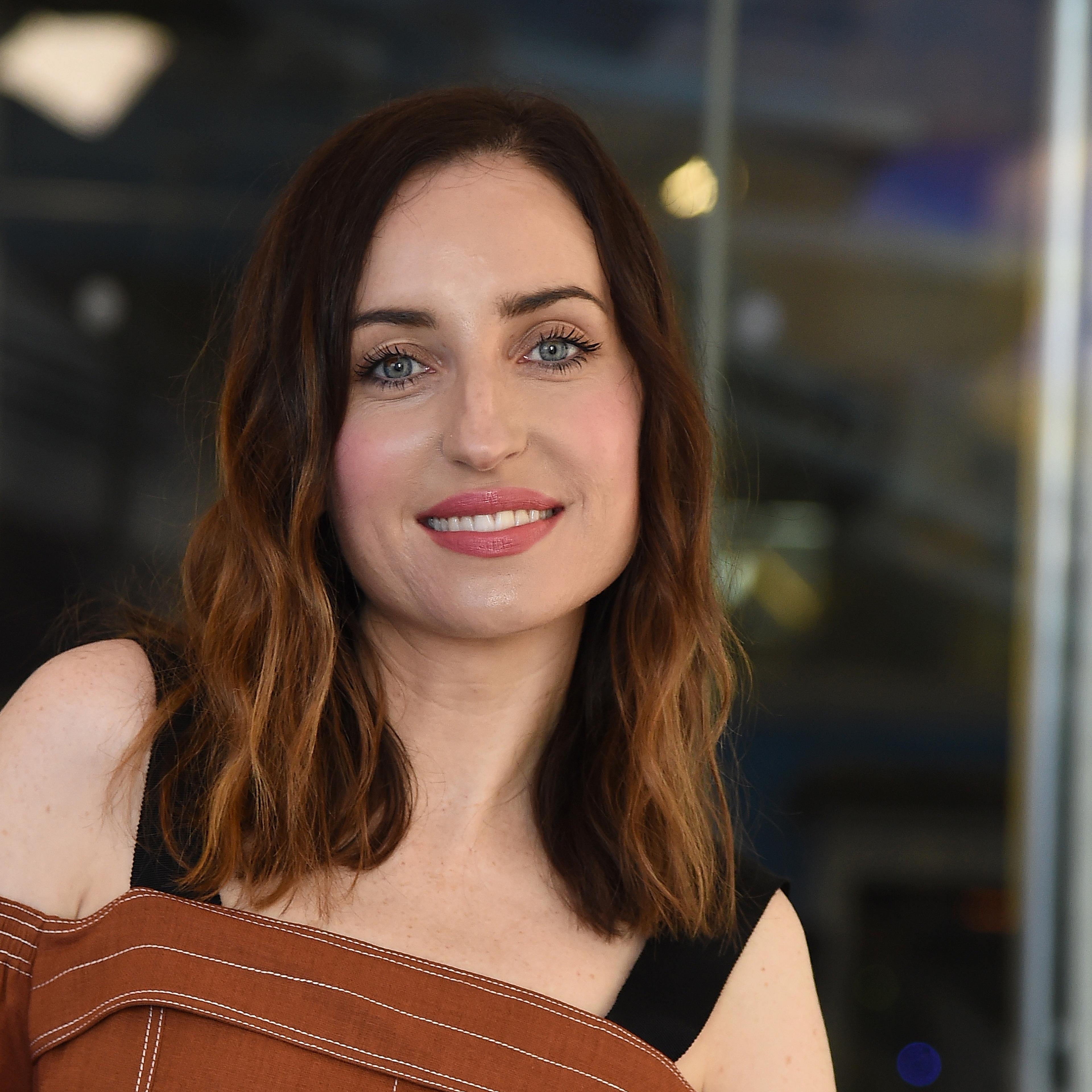Zoe Lister-Jones visits the SiriusXM Studios on May 19, 2017 in New York City.