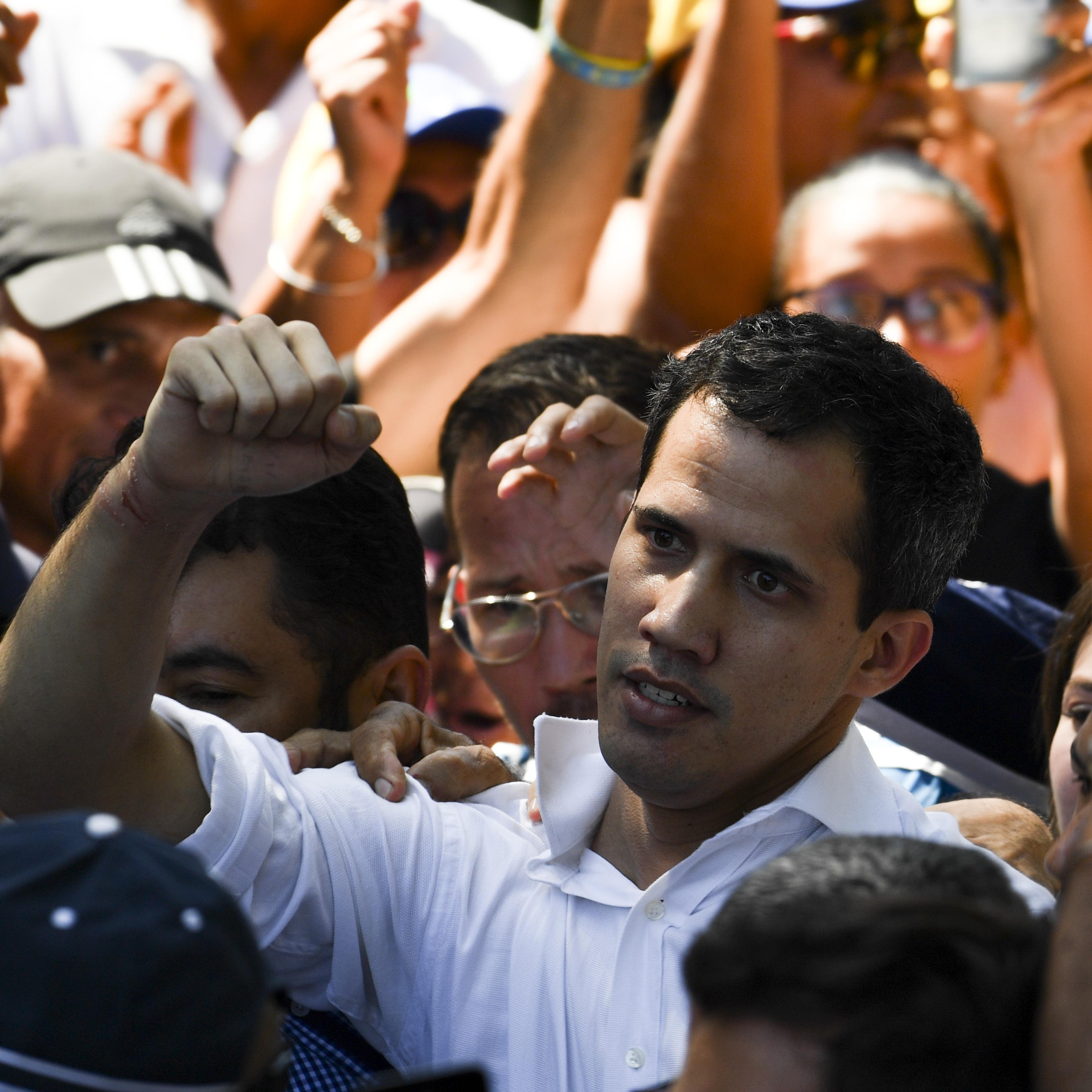 VENEZUELA-CRISIS-OPPOSITION-OPEN-MEETING-GUAIDO
