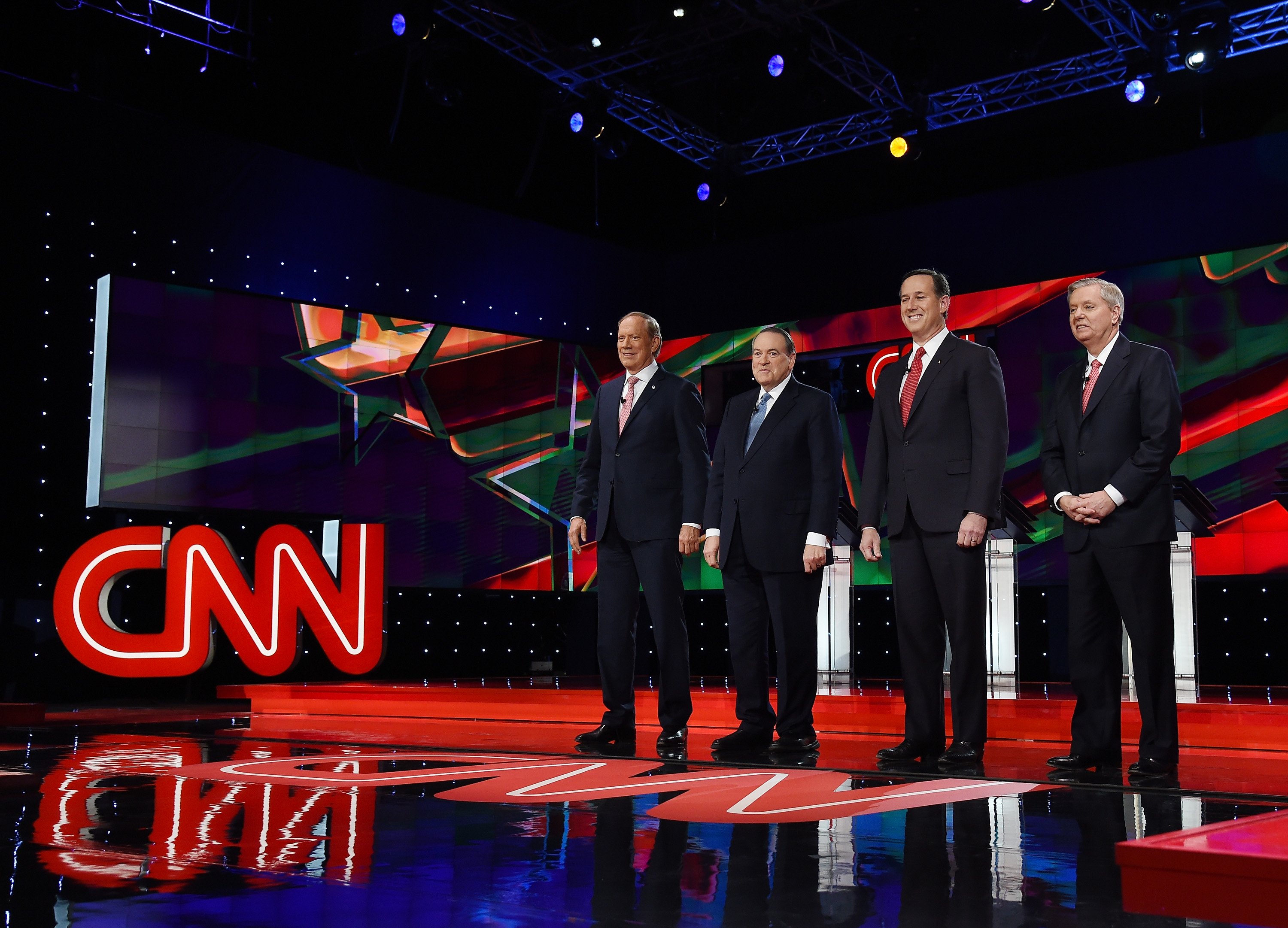 GOP Presidential Candidates Debate In Las Vegas