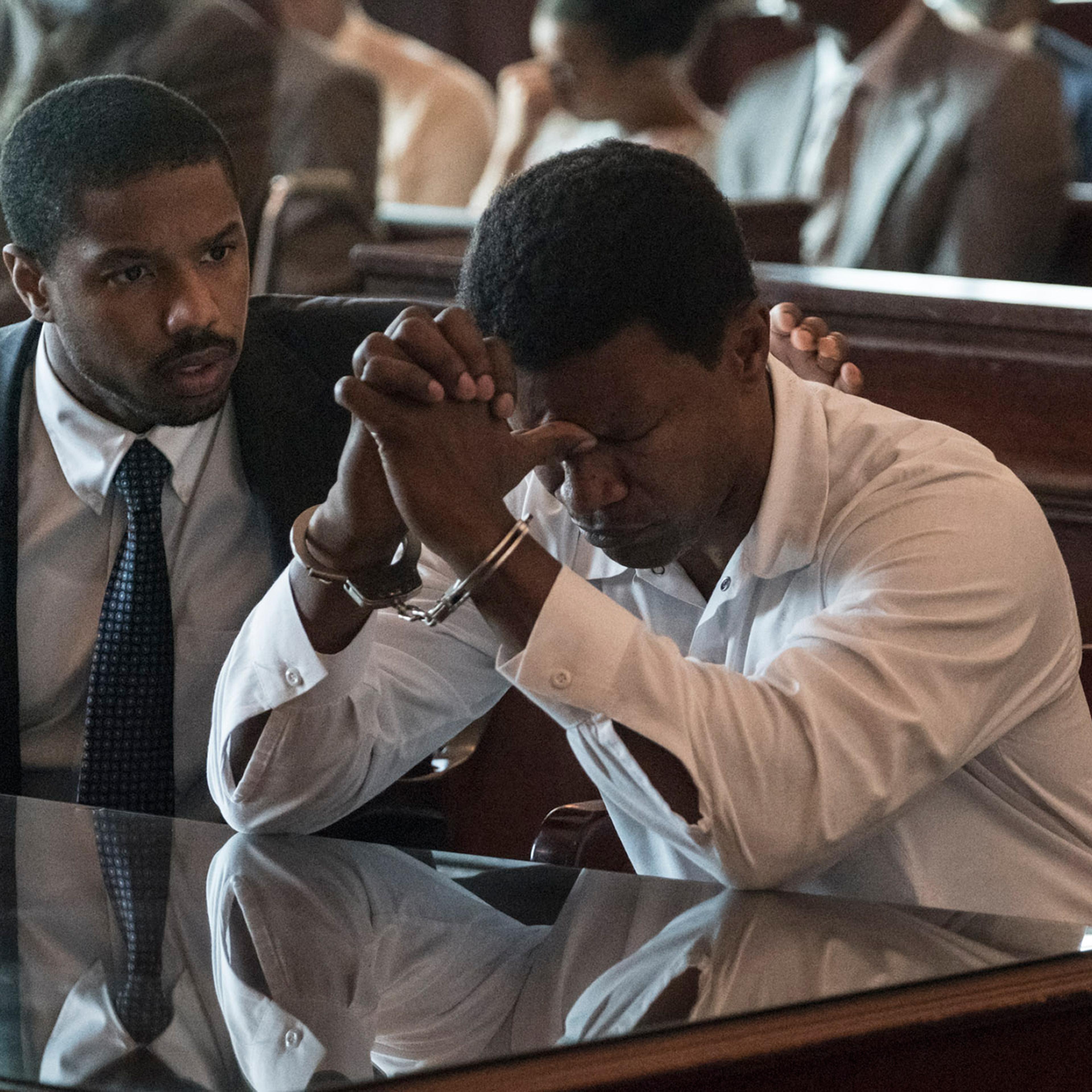 Jordan and Foxx star as Stevenson and McMillian in Just Mercy