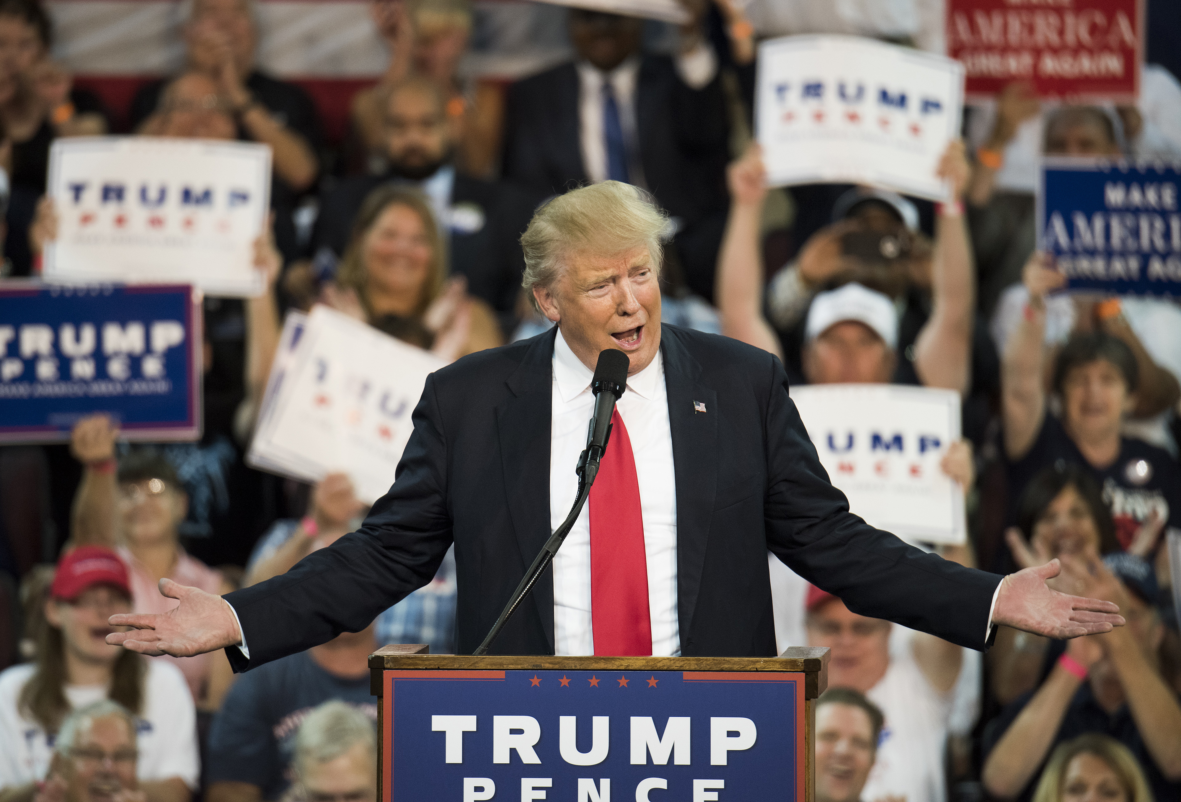 Republican Presidential Nominee Donald Trumps Holds Pennsylvania Campaign Rally