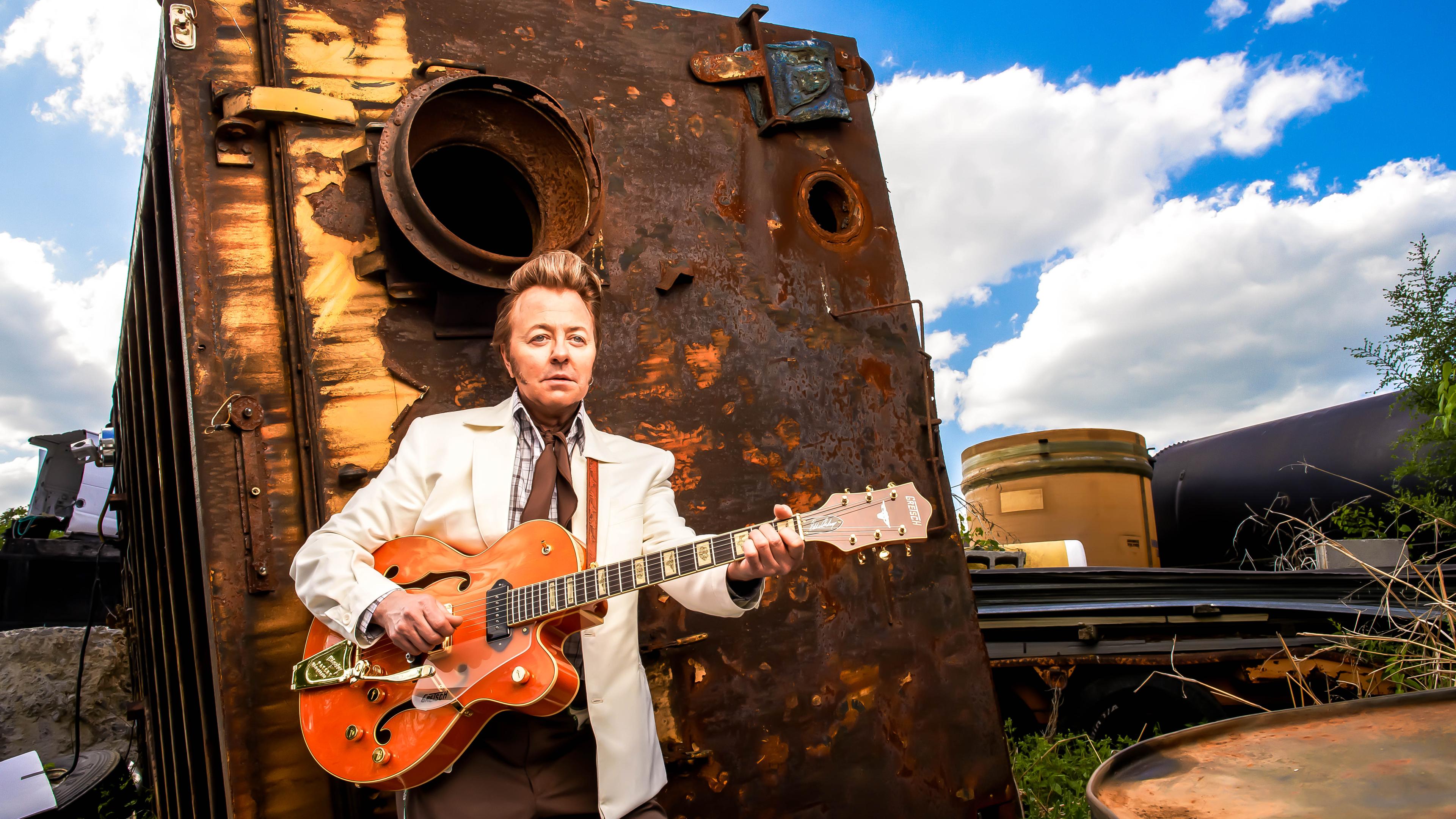 Rusty Setzer Brian Setzer Premieres New Song Let's Shake from Rockabilly Riot Album
