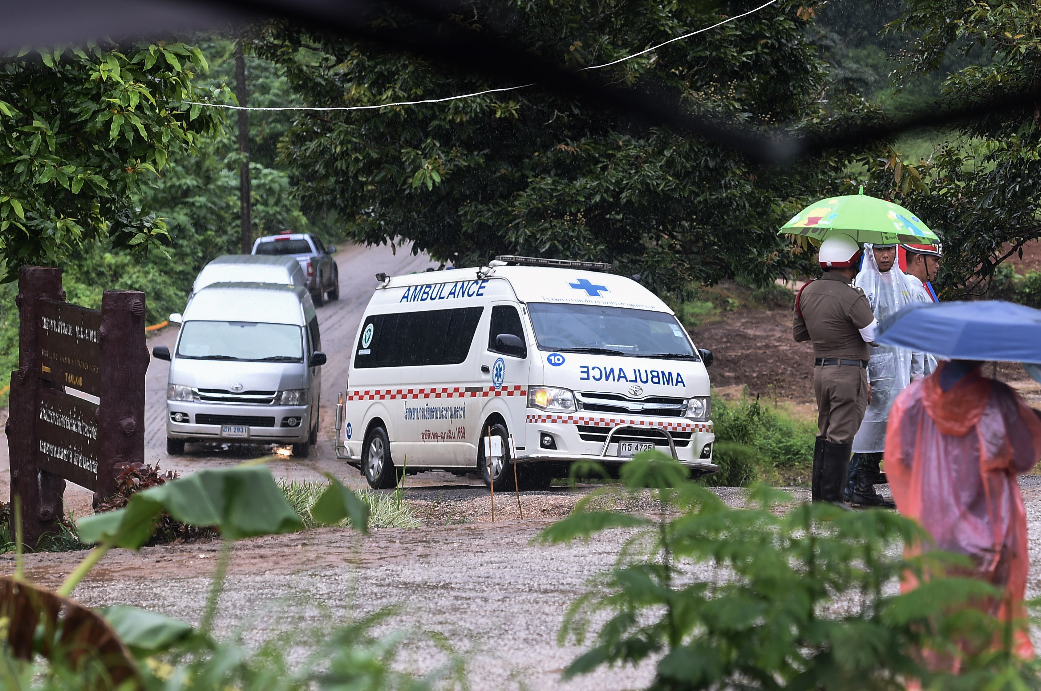 THAILAND-ACCIDENT-WEATHER-CHILDREN-CAVE