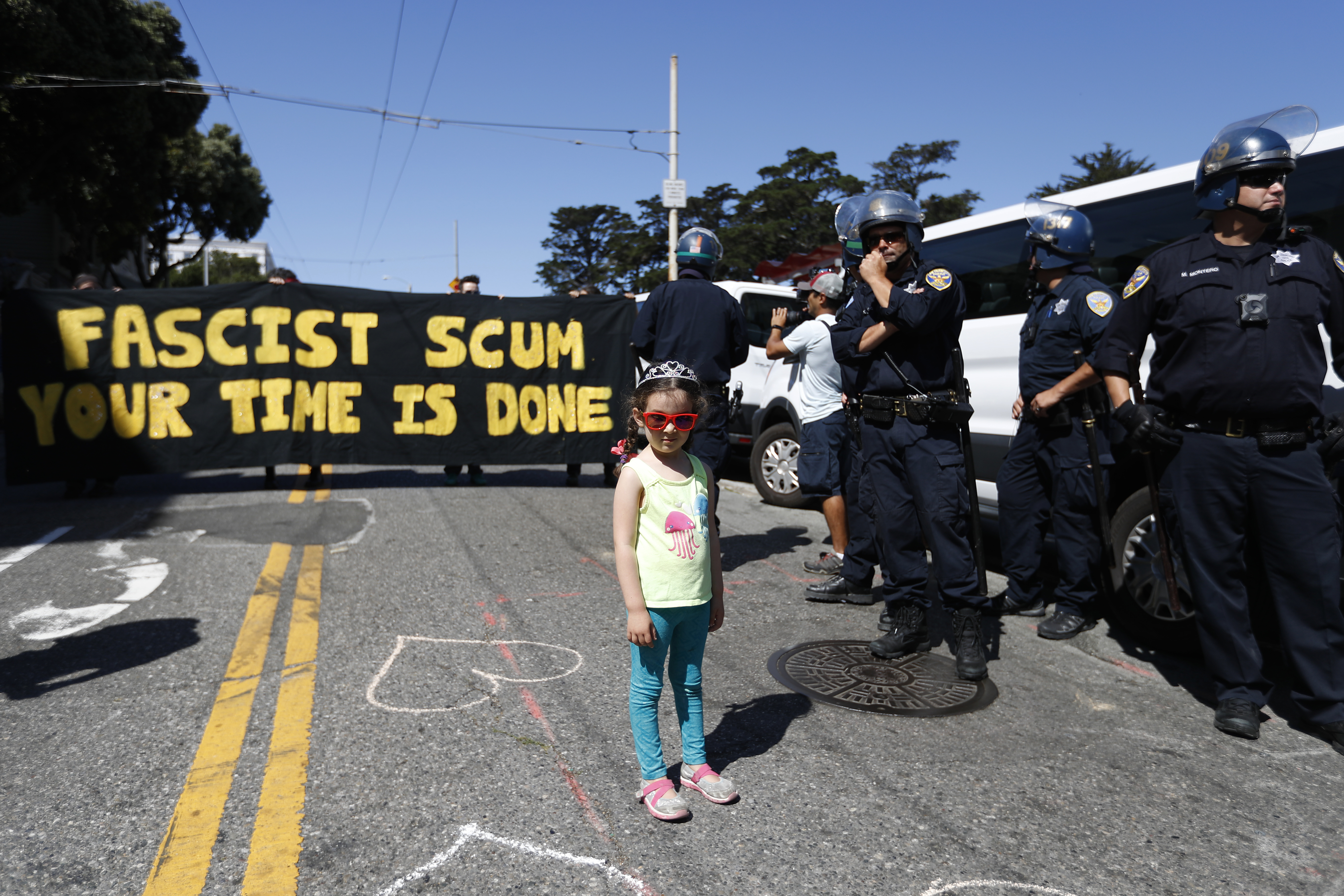 Alt Right Protesters Hold News Conference In San Francisco After Cancelling Rally, Amid Counter Demonstrations Planned