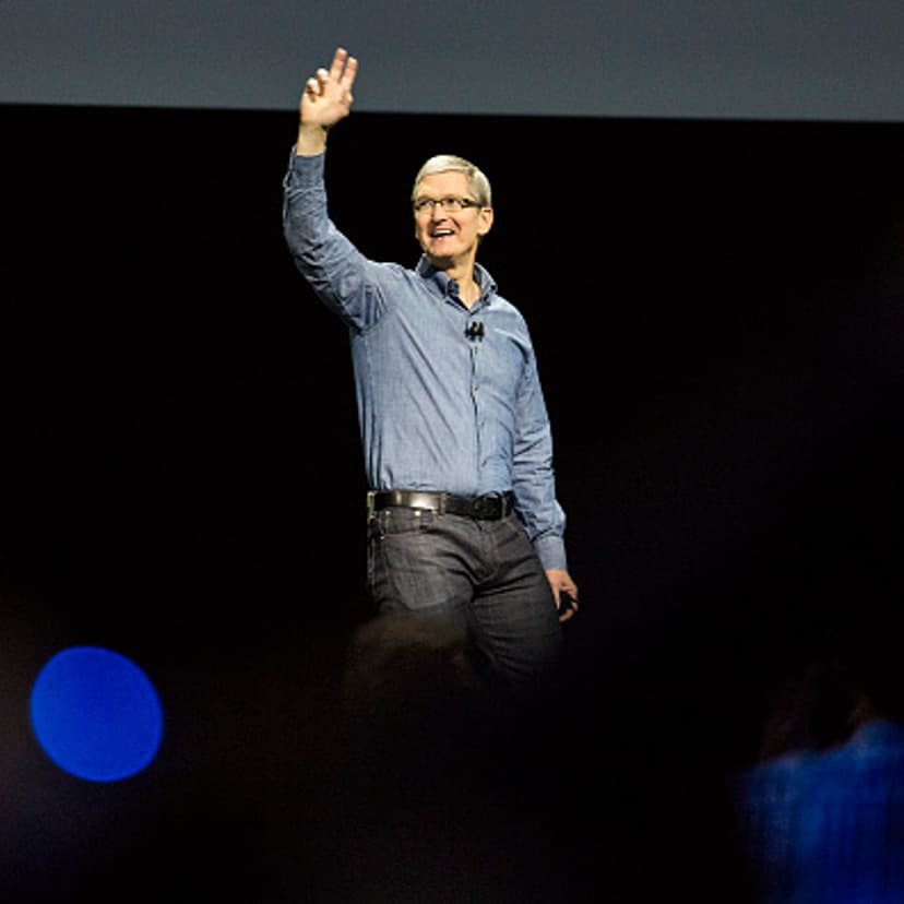Apple CEO Tim Cook speaks at an Apple event at the Worldwide Developer's Conference on June 13, 2016 in San Francisco, California.