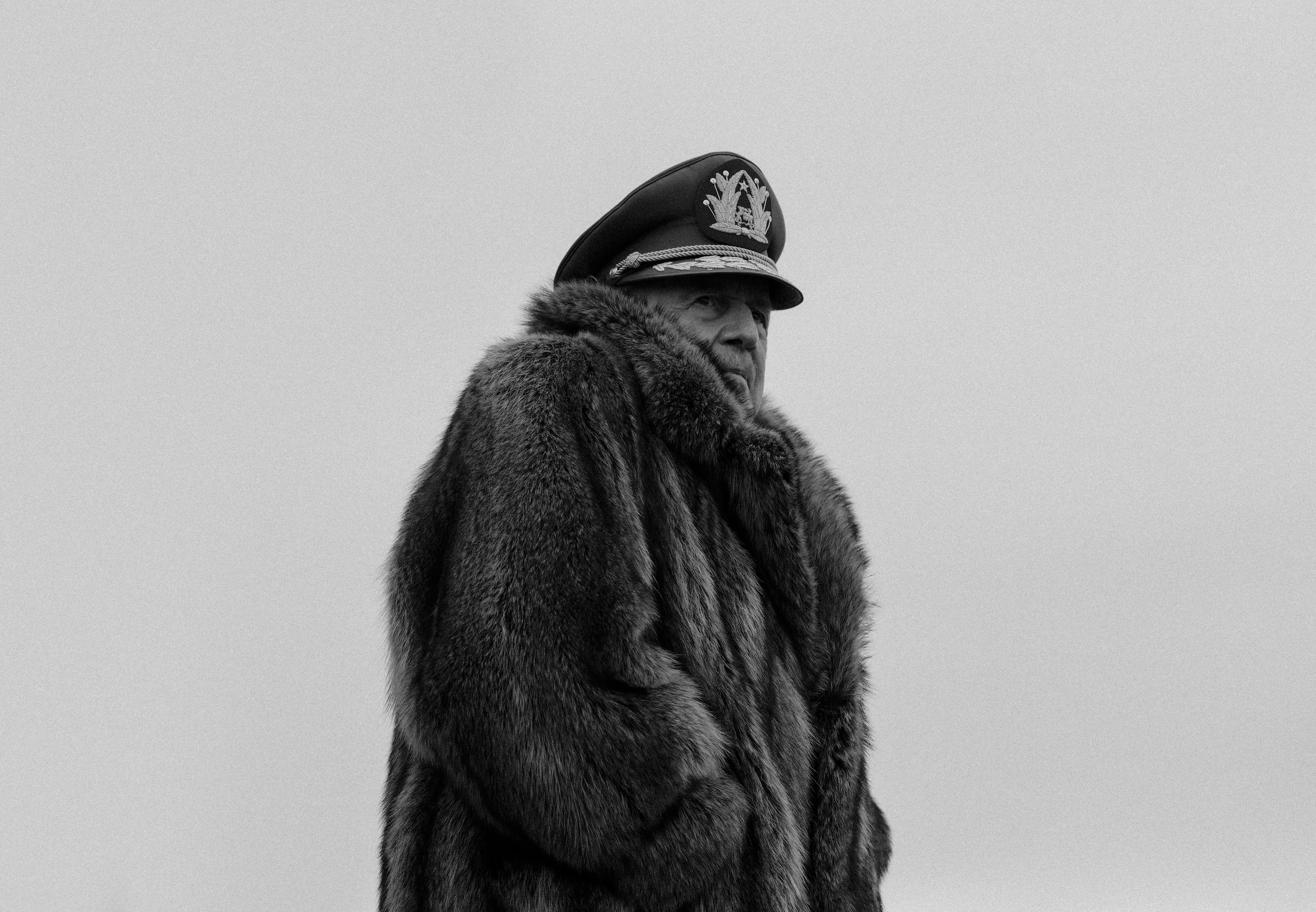 The vampire Pinochet (Jaime Vadell) sulks on his dilapidated south Chilean estate.