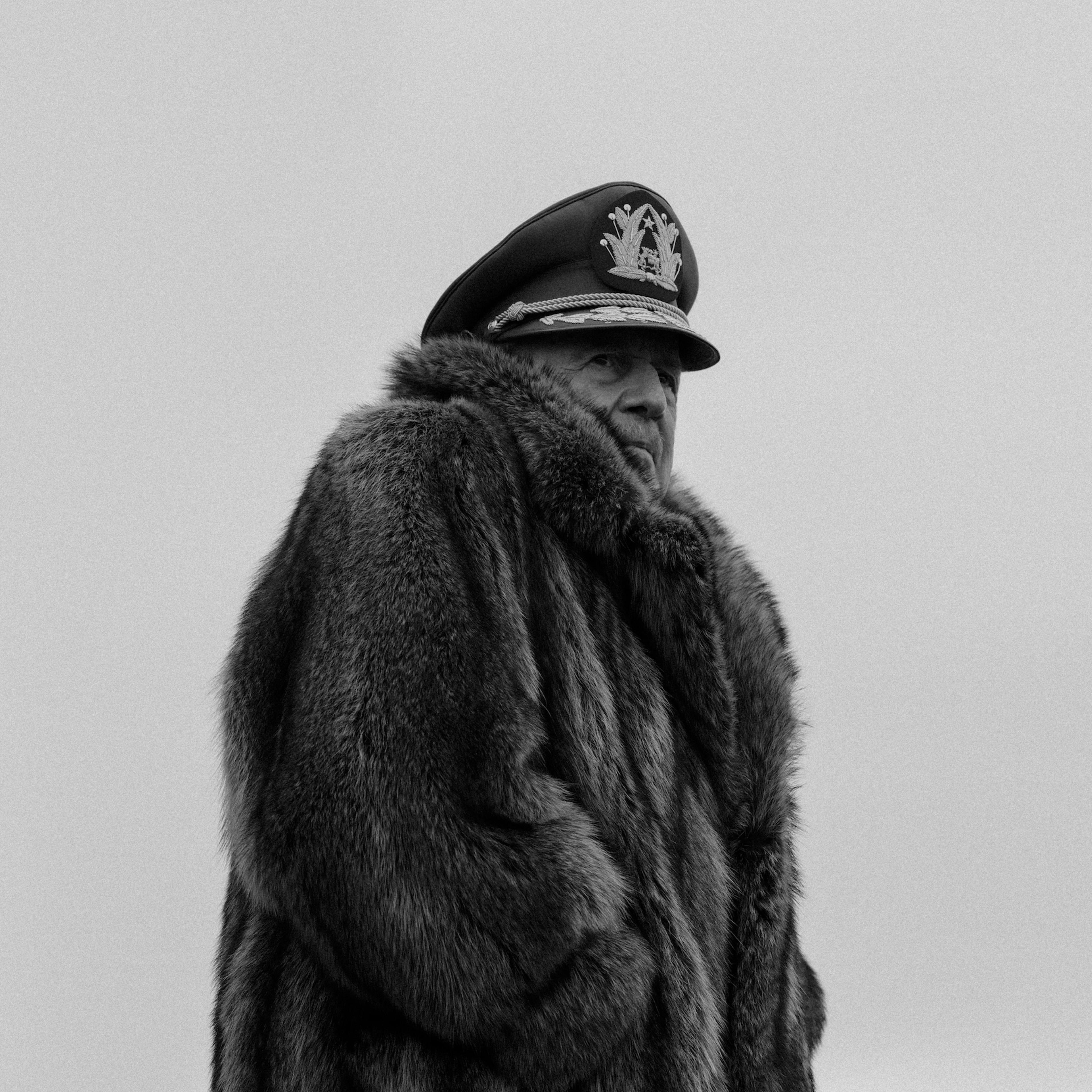 The vampire Pinochet (Jaime Vadell) sulks on his dilapidated south Chilean estate.