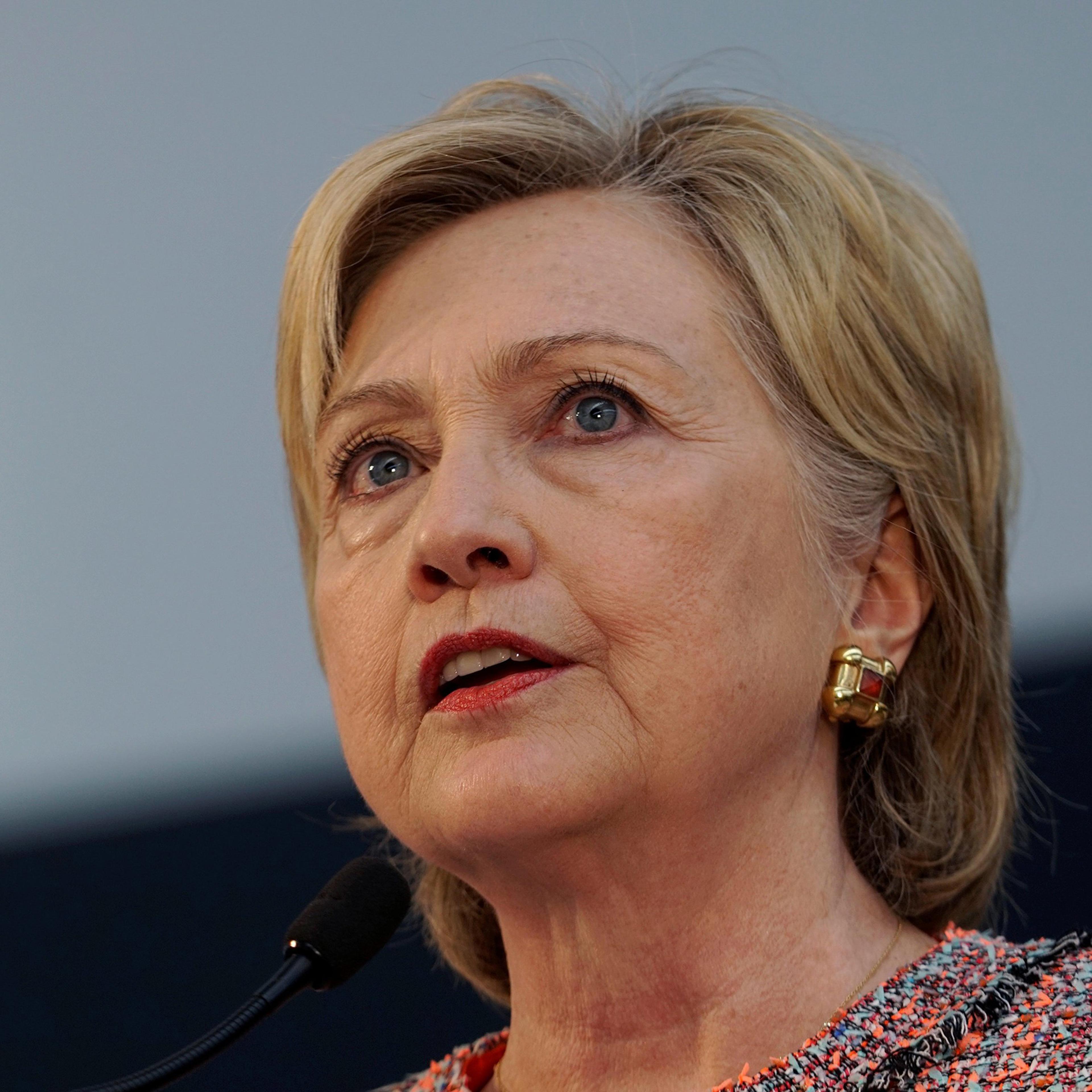 Hillary Clinton speaks at Galvanize, a learning community for technology, in Denver, CO, June 28, 2016.