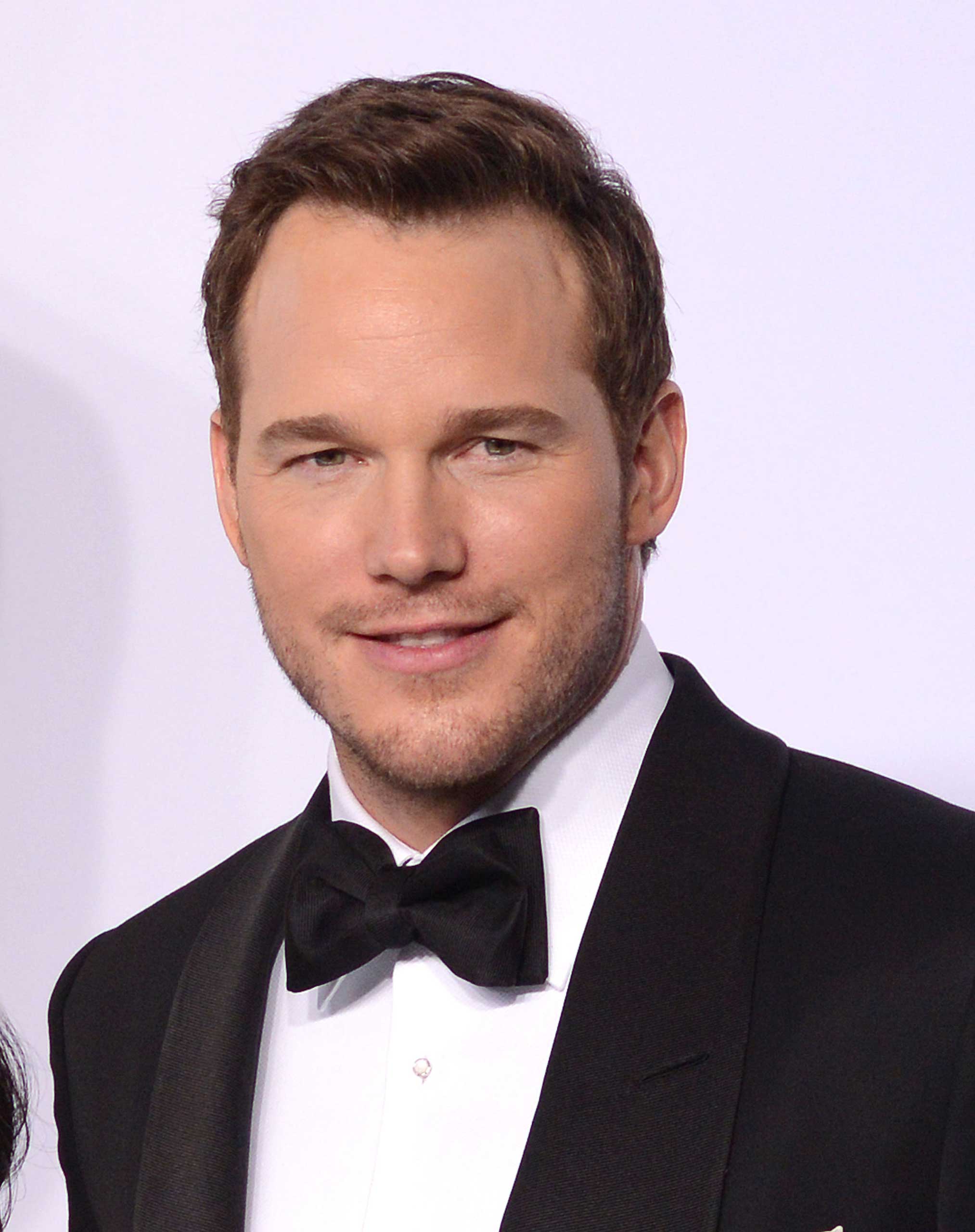 Actor Chris Pratt poses in the press room during the 87th Annual Academy Awards at Loews Hollywood Hotel on Feb. 22, 2015 in Hollywood.