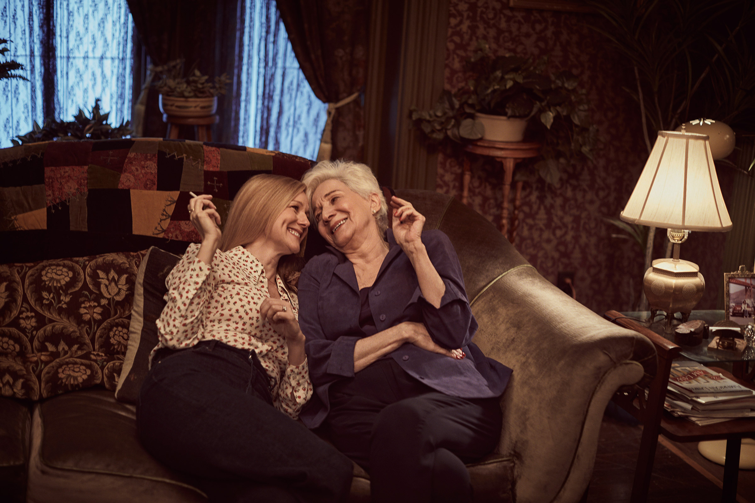 Mary Ann (Linney) and Anna (Dukakis) tell new Tales of the City