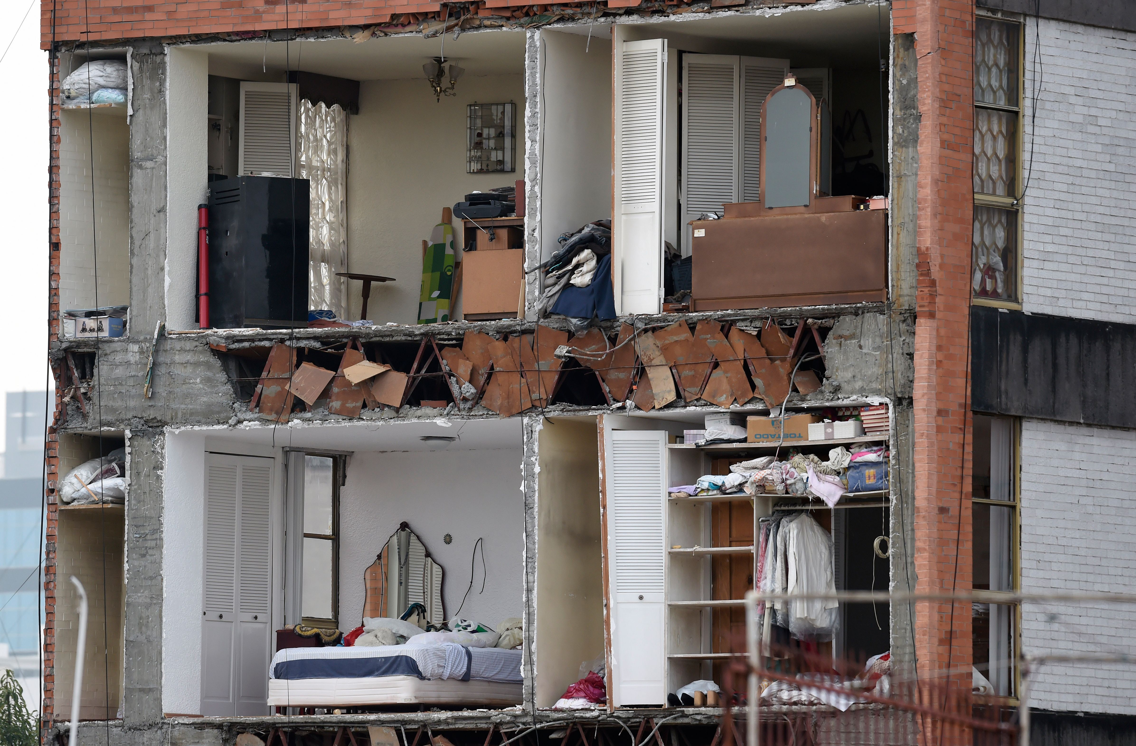 mexico city earthquake damage