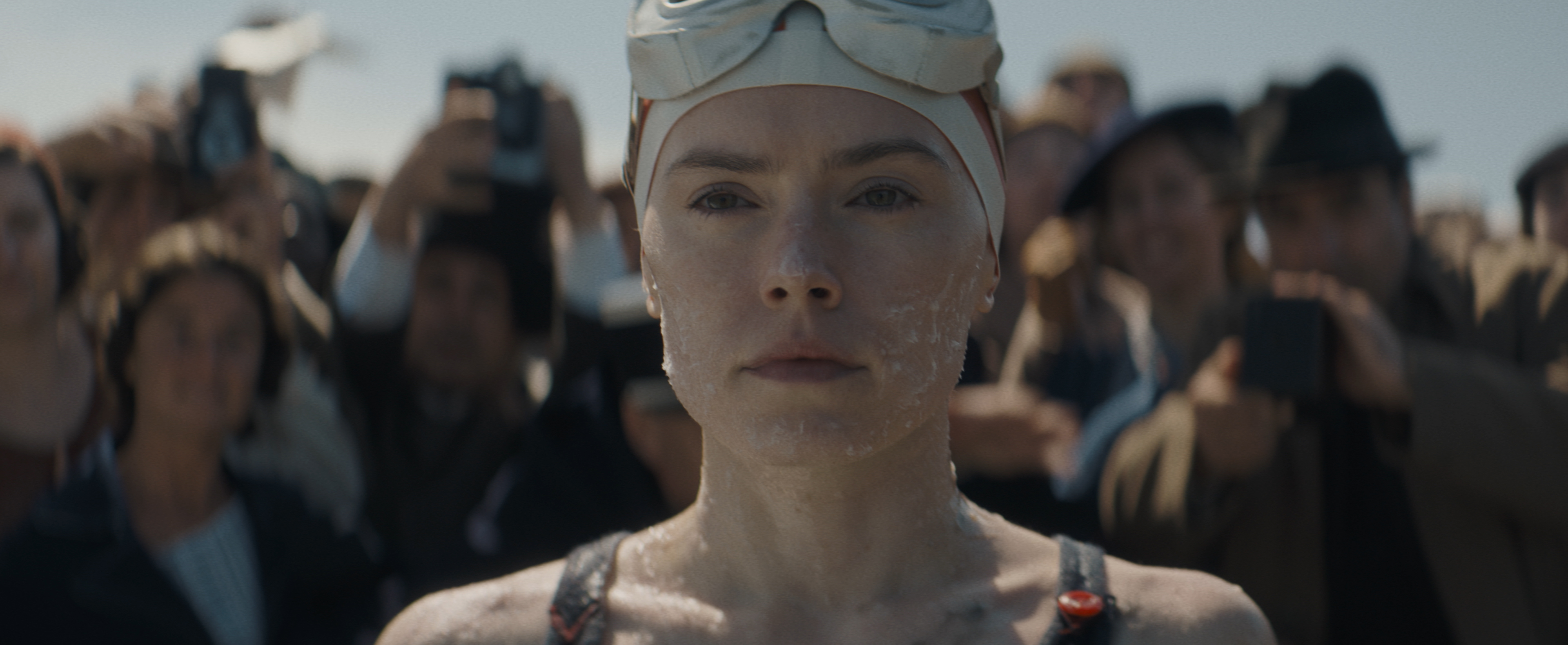 Daisy Ridley in the Disney film YOUNG WOMAN AND THE SEA