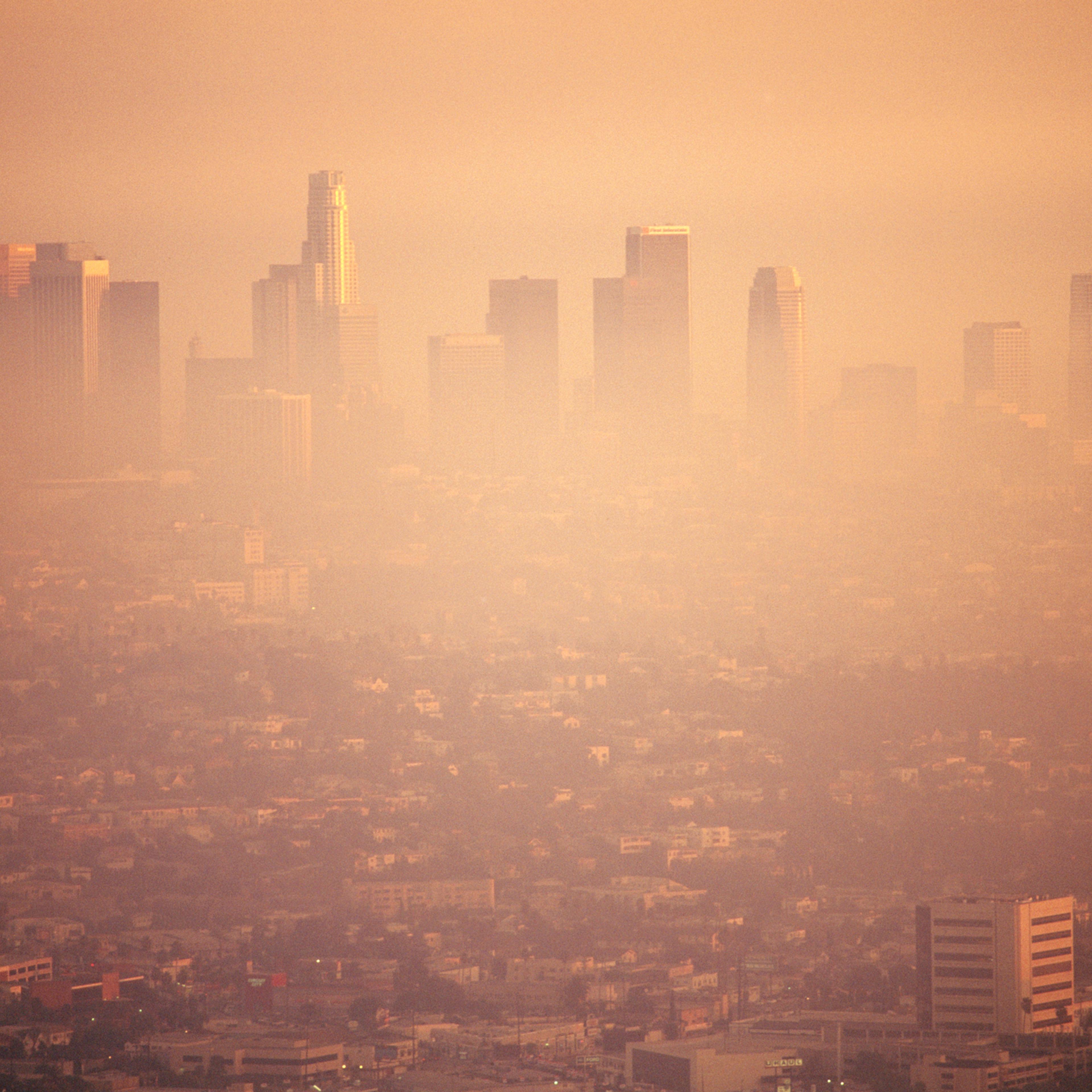 Smog over Los Angeles