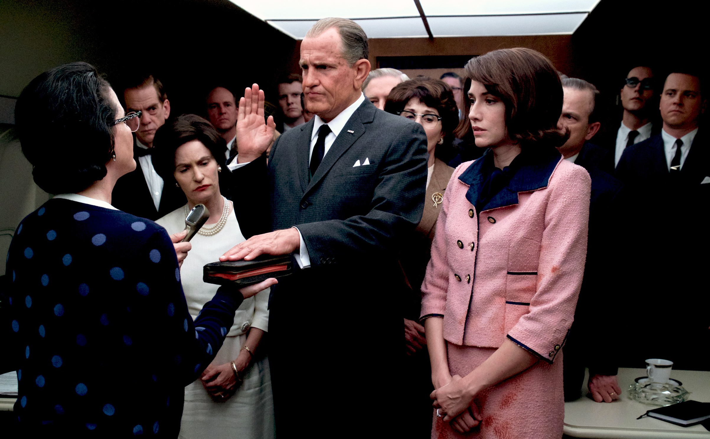 Woody Harrelson as Lyndon B. Johnson