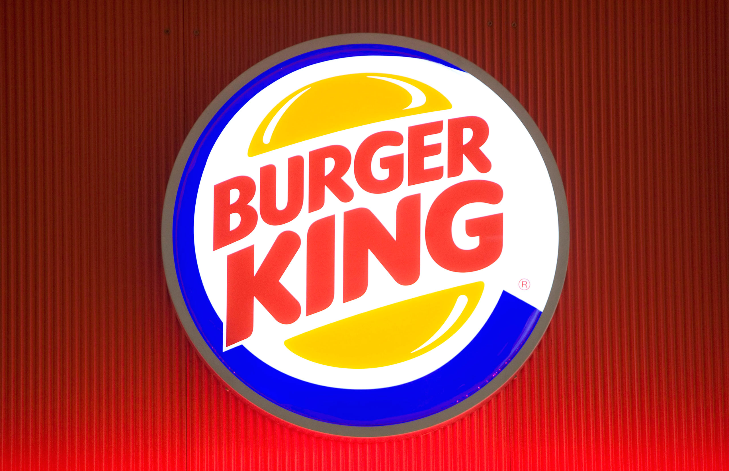 The Burger King company logo outside a restaurant in Basildon on Sept. 8, 2010.