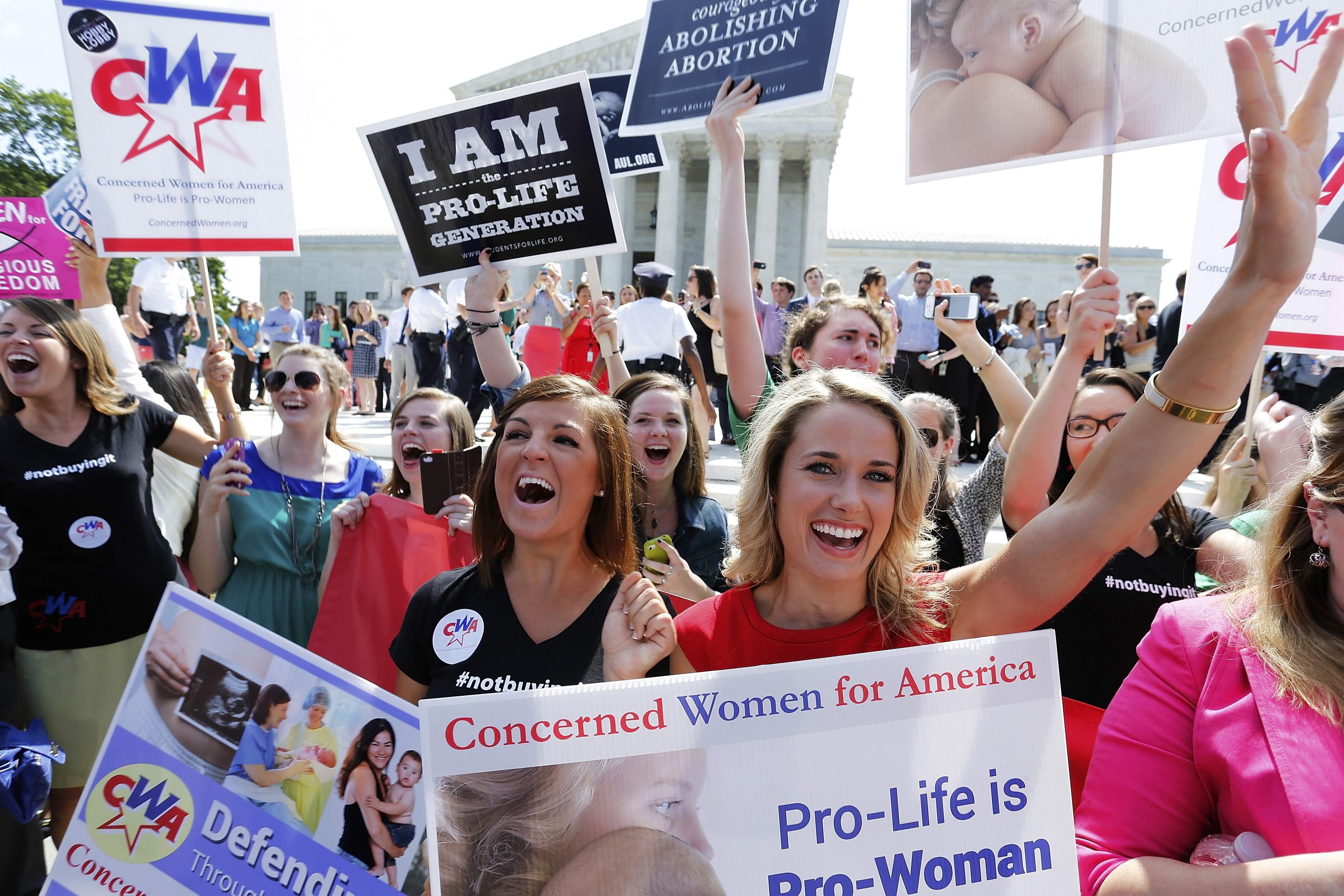 Supreme Court Hobby Lobby Protesters