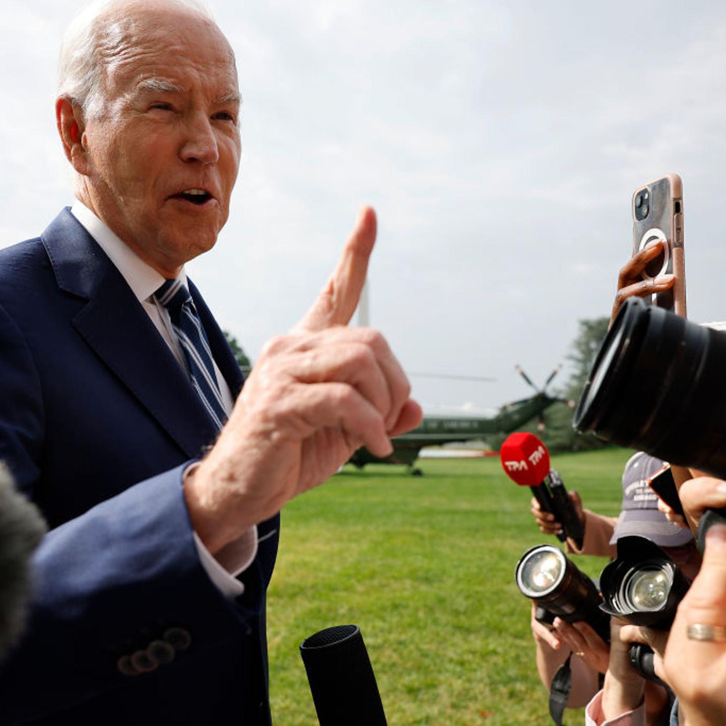 President Biden Departs The White House For Illinois
