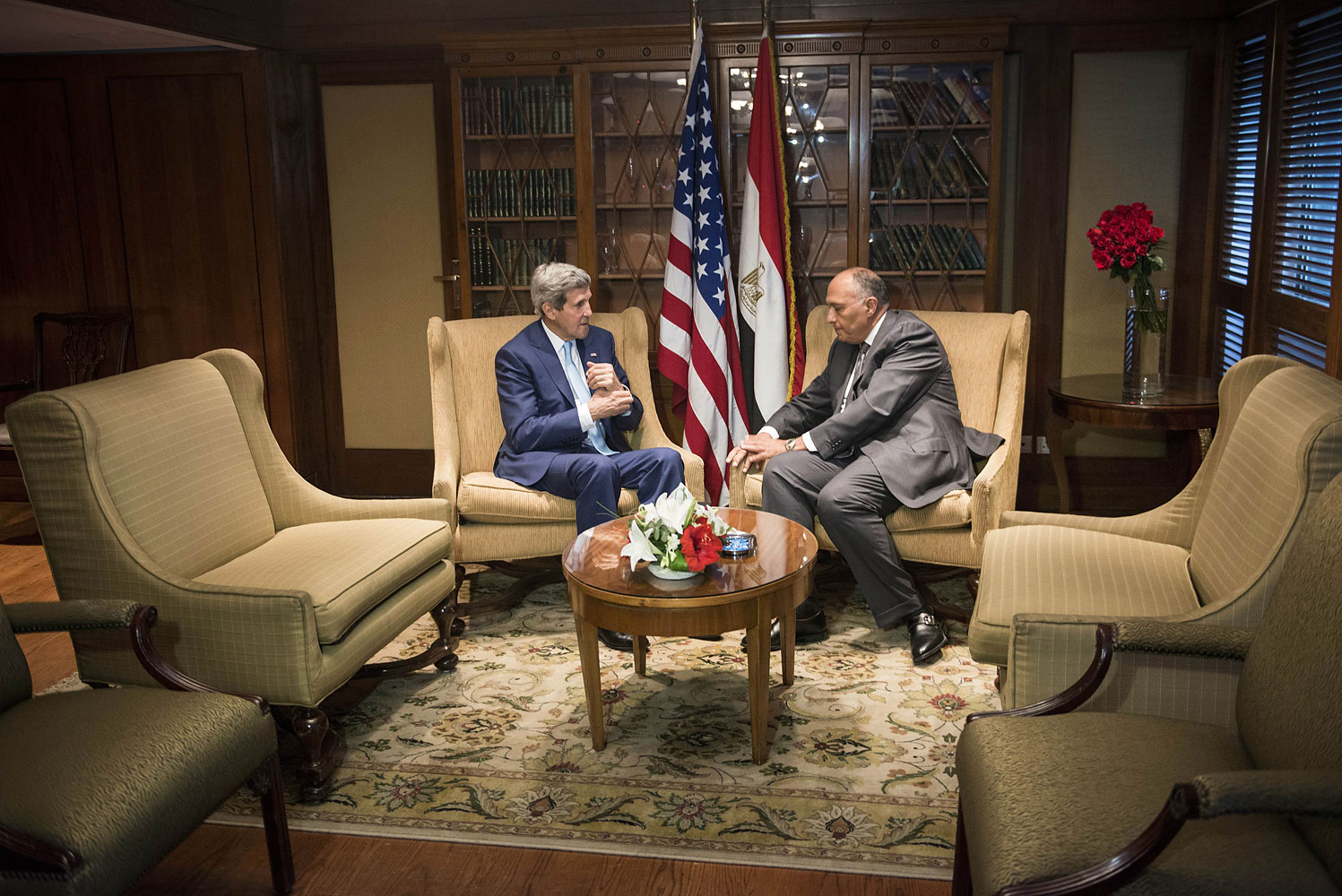 John Kerry, Sameh Hassan Shoukry