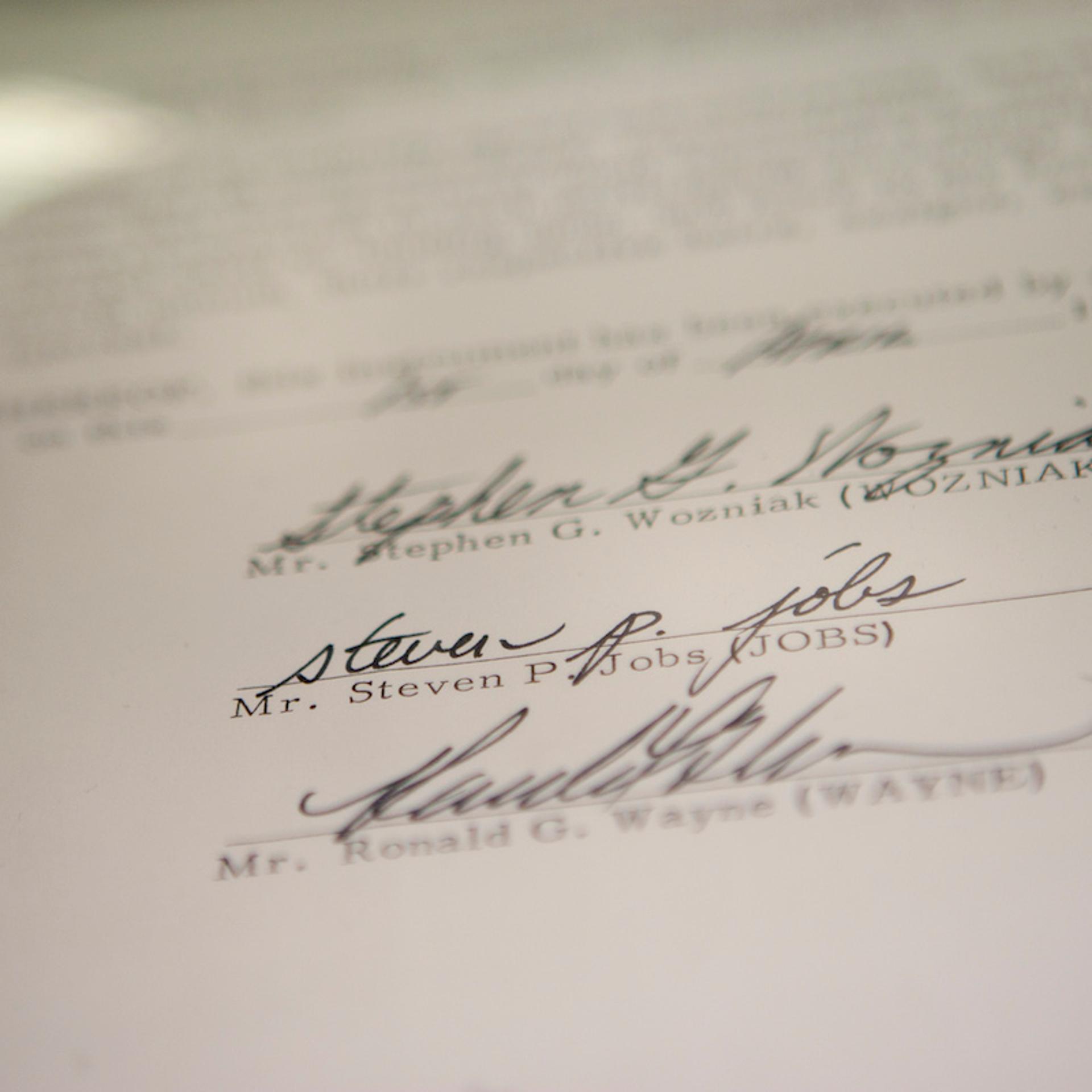 Apple Inc. Founding Partnership Agreement