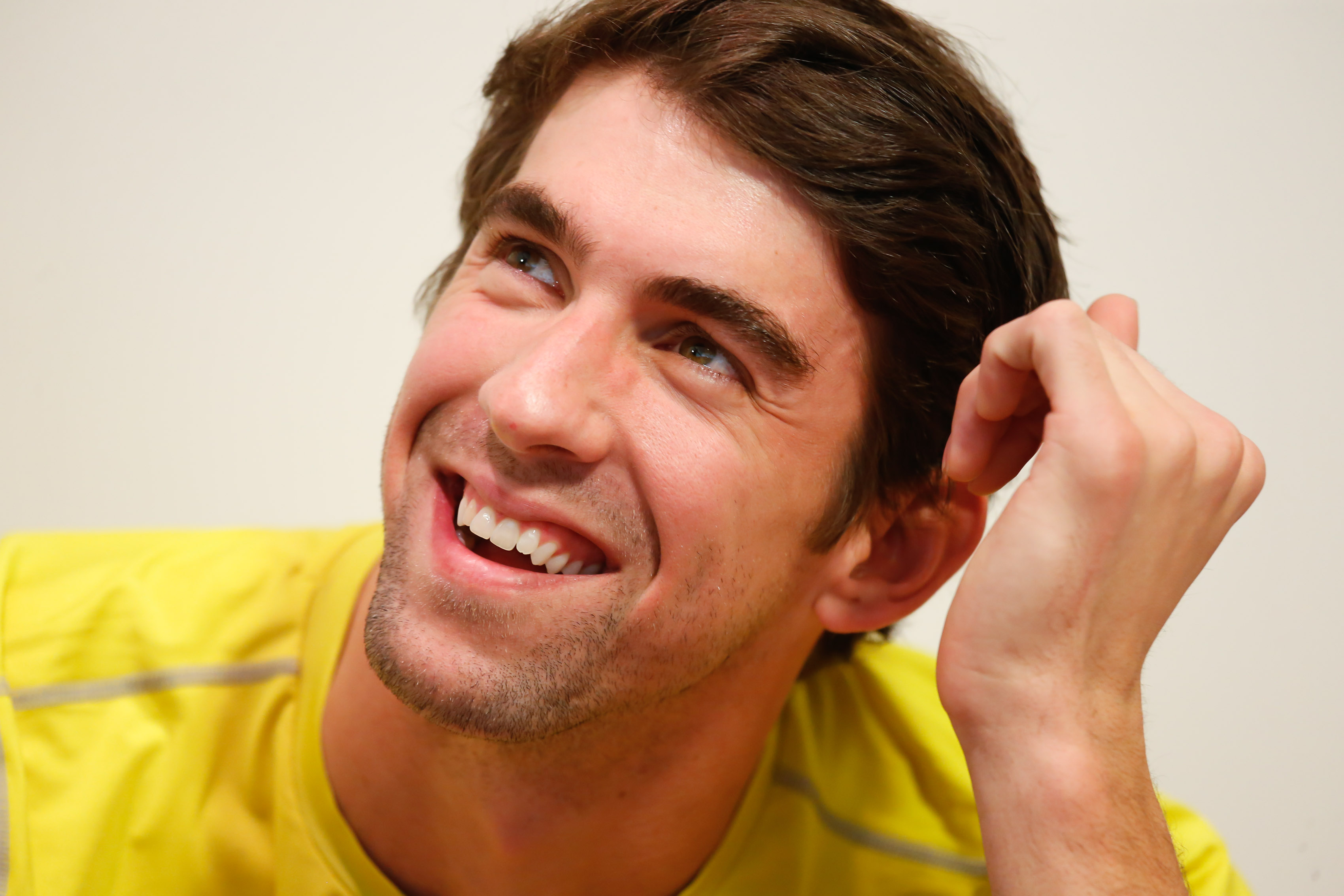 Subway Press Conference With Pele And Michael Phelps