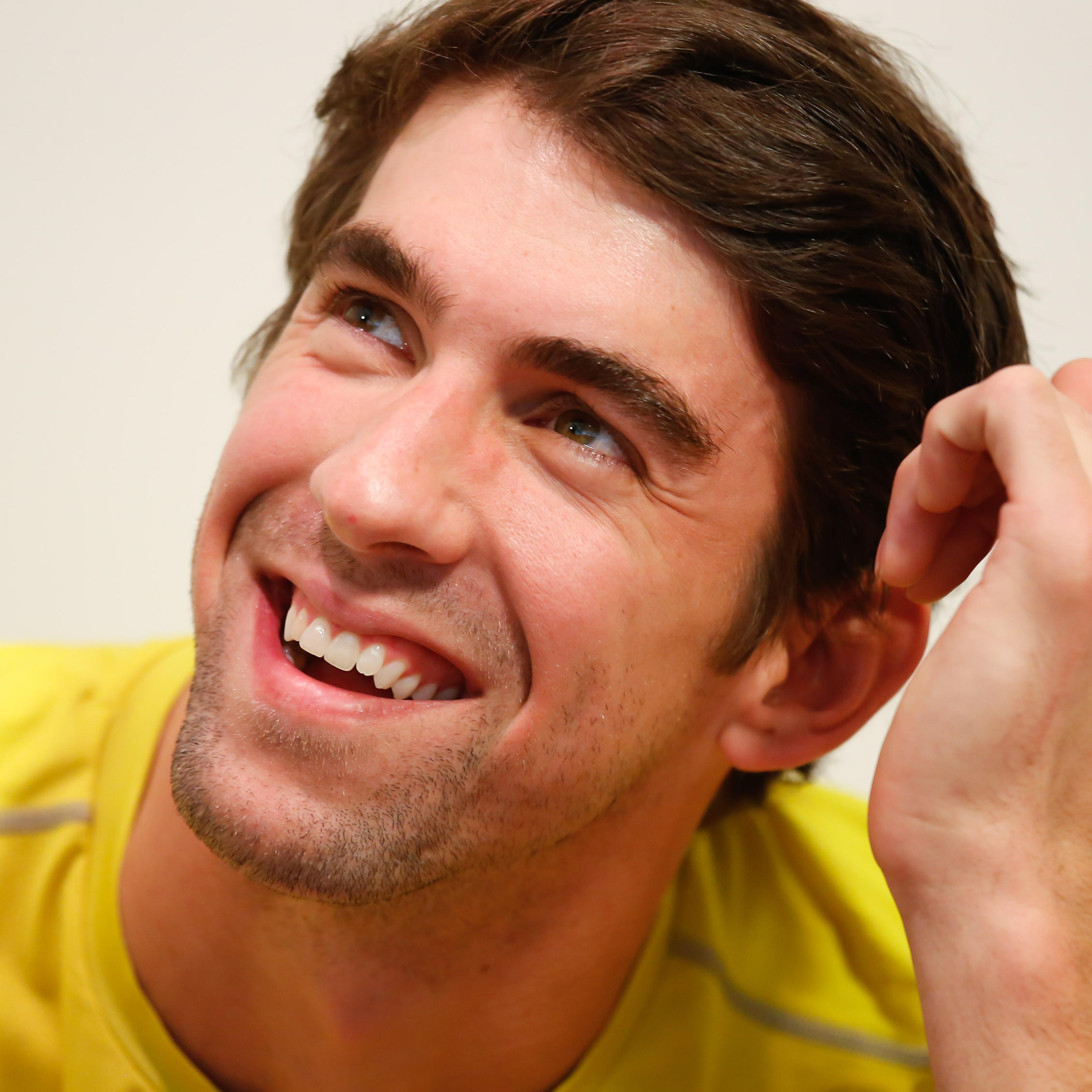 Subway Press Conference With Pele And Michael Phelps