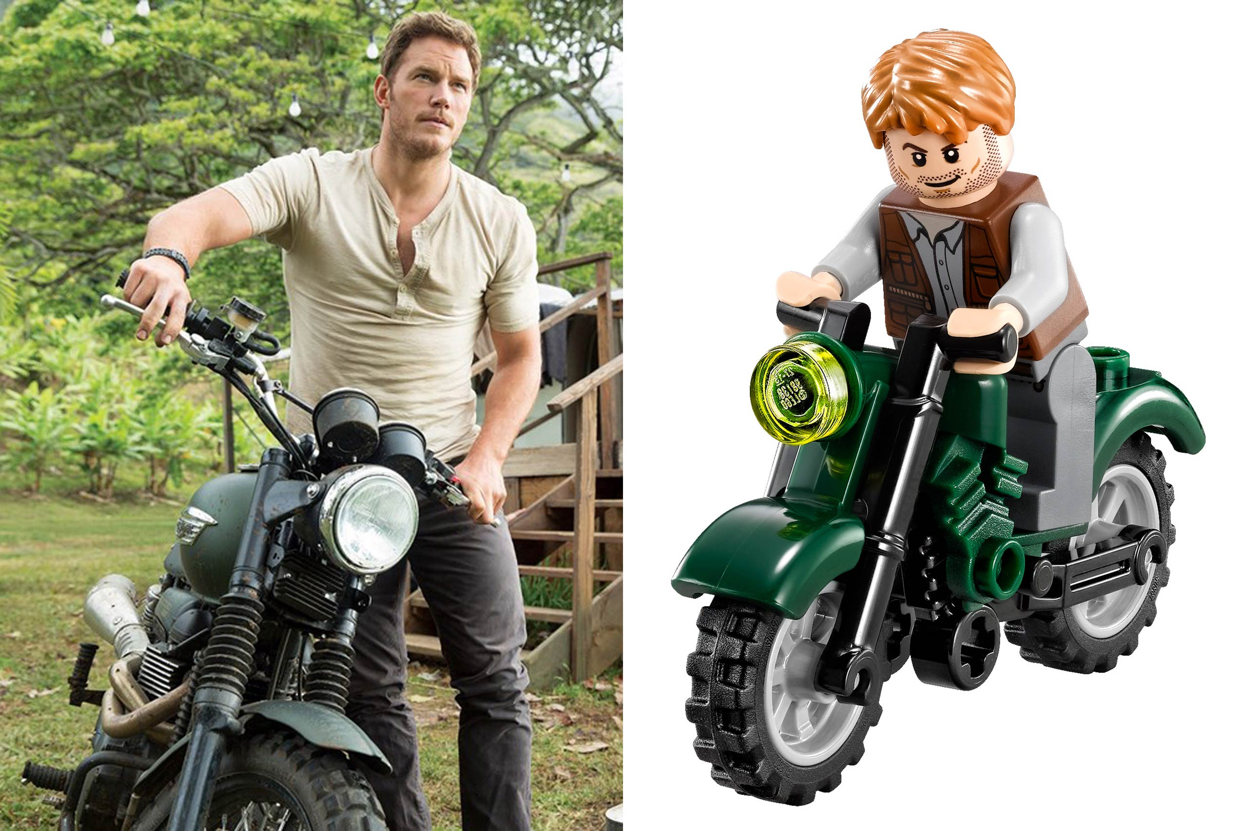 celebrities, lego, jurassic world, avengers, marvel, chris pratt, chris evans, robert downey jr., scarlett johansson