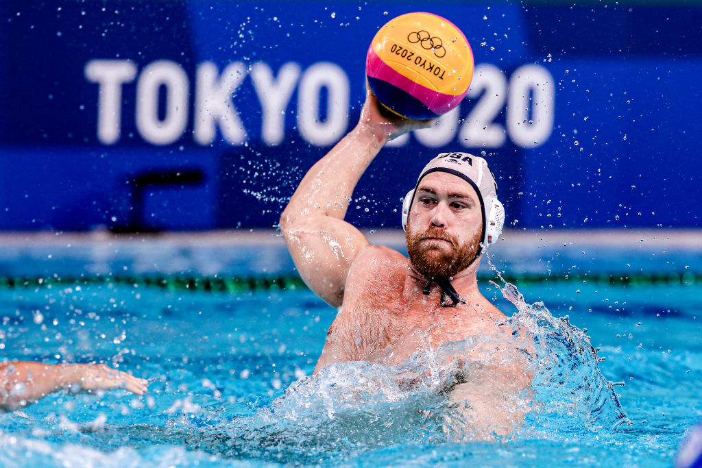 Team United States v Team Italy - Tokyo 2020 Olympic Waterpolo Tournament Men