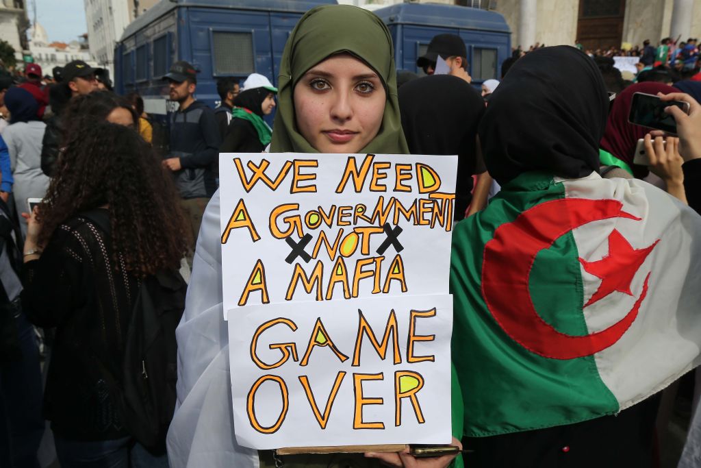 Students Against The 5th Candidacy Of President Abdelaziz Bouteflika