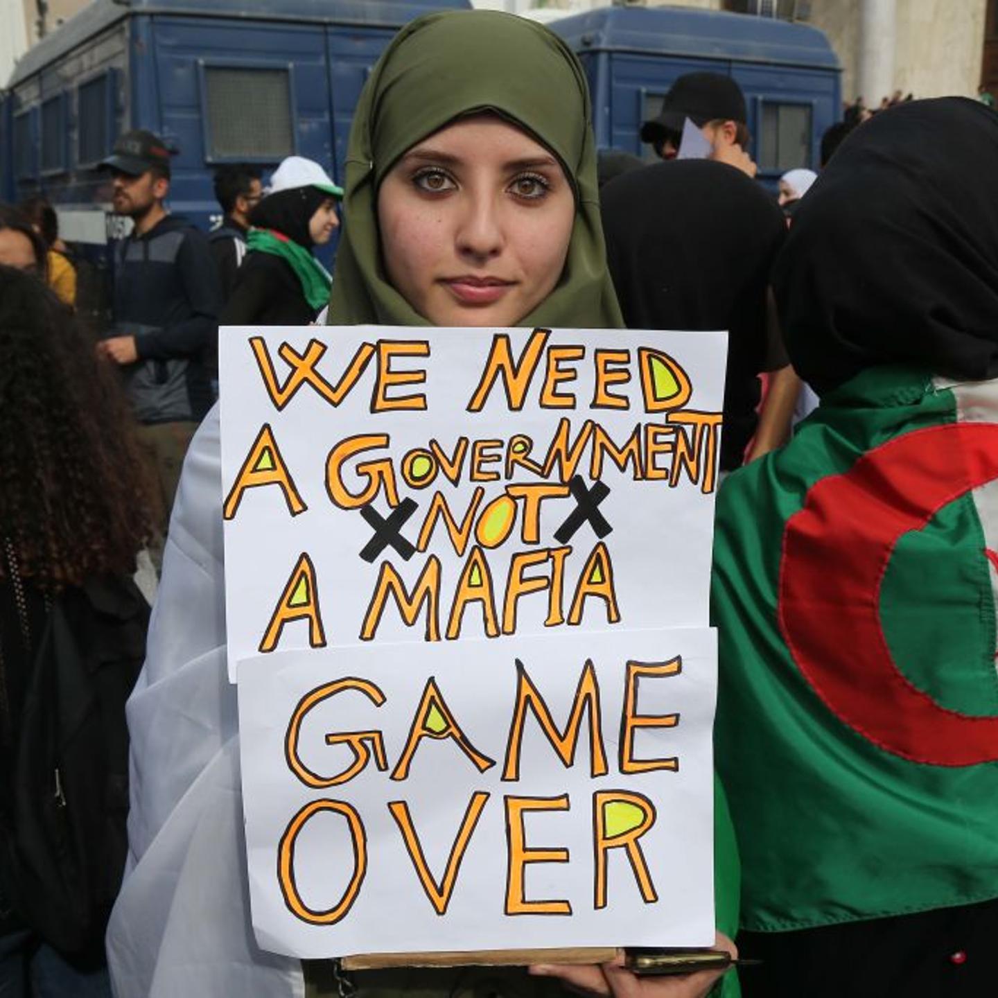 Students Against The 5th Candidacy Of President Abdelaziz Bouteflika