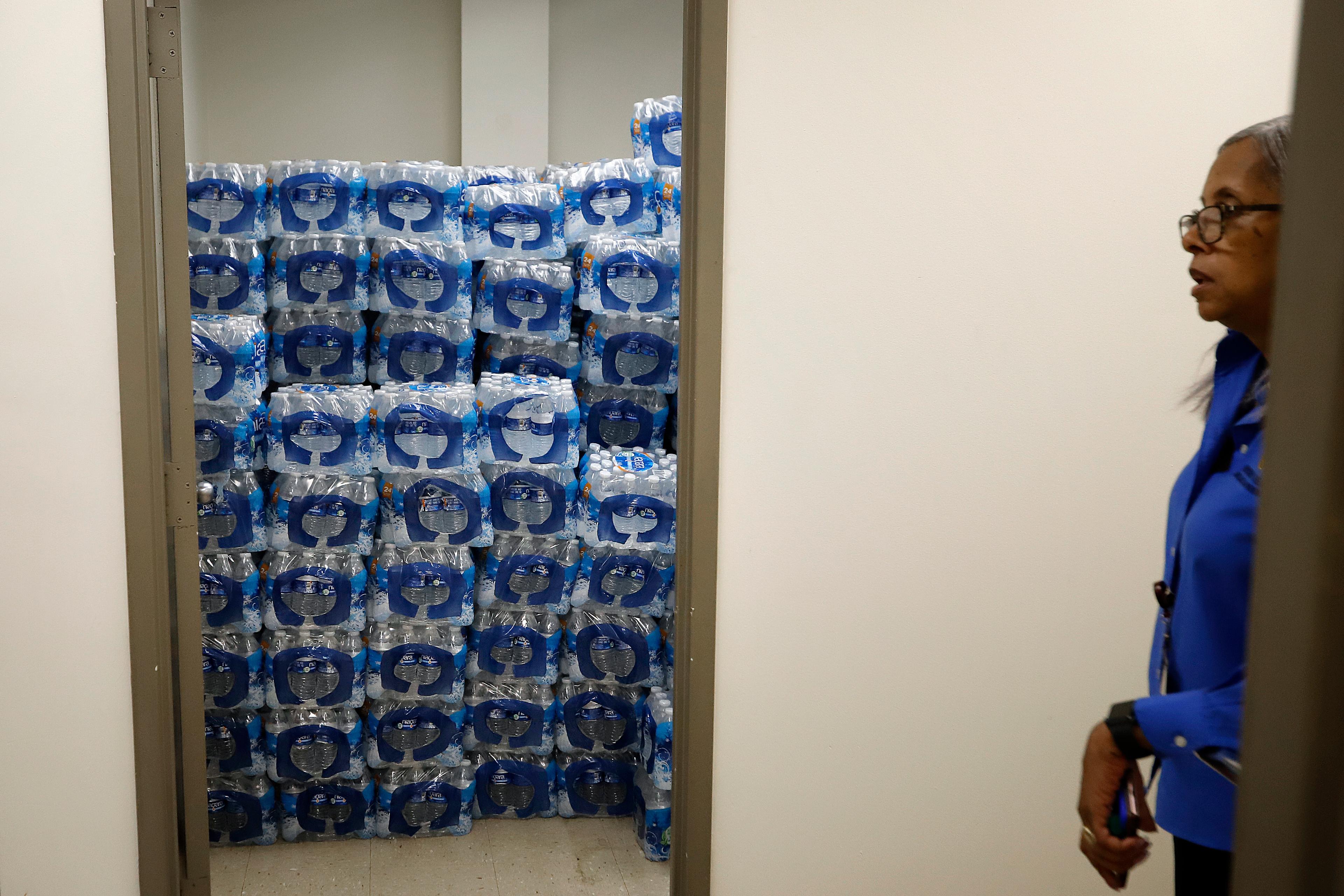 City Of Newark Distributes Bottled Water After High Levels Of Lead Found In Tap Water
