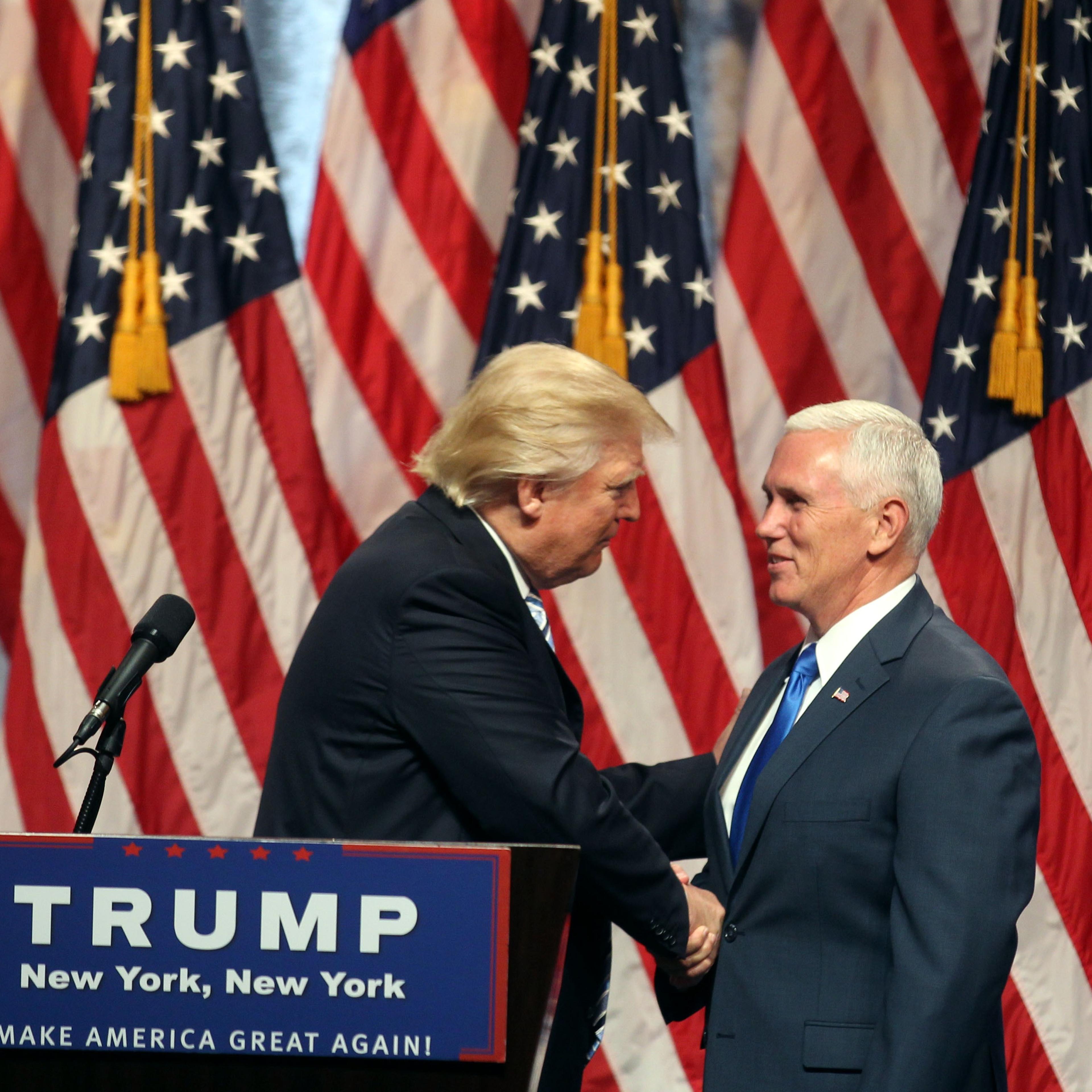 Republican Presidential Candidate Donald Trump Announces Running Mate Governor Mike Pence