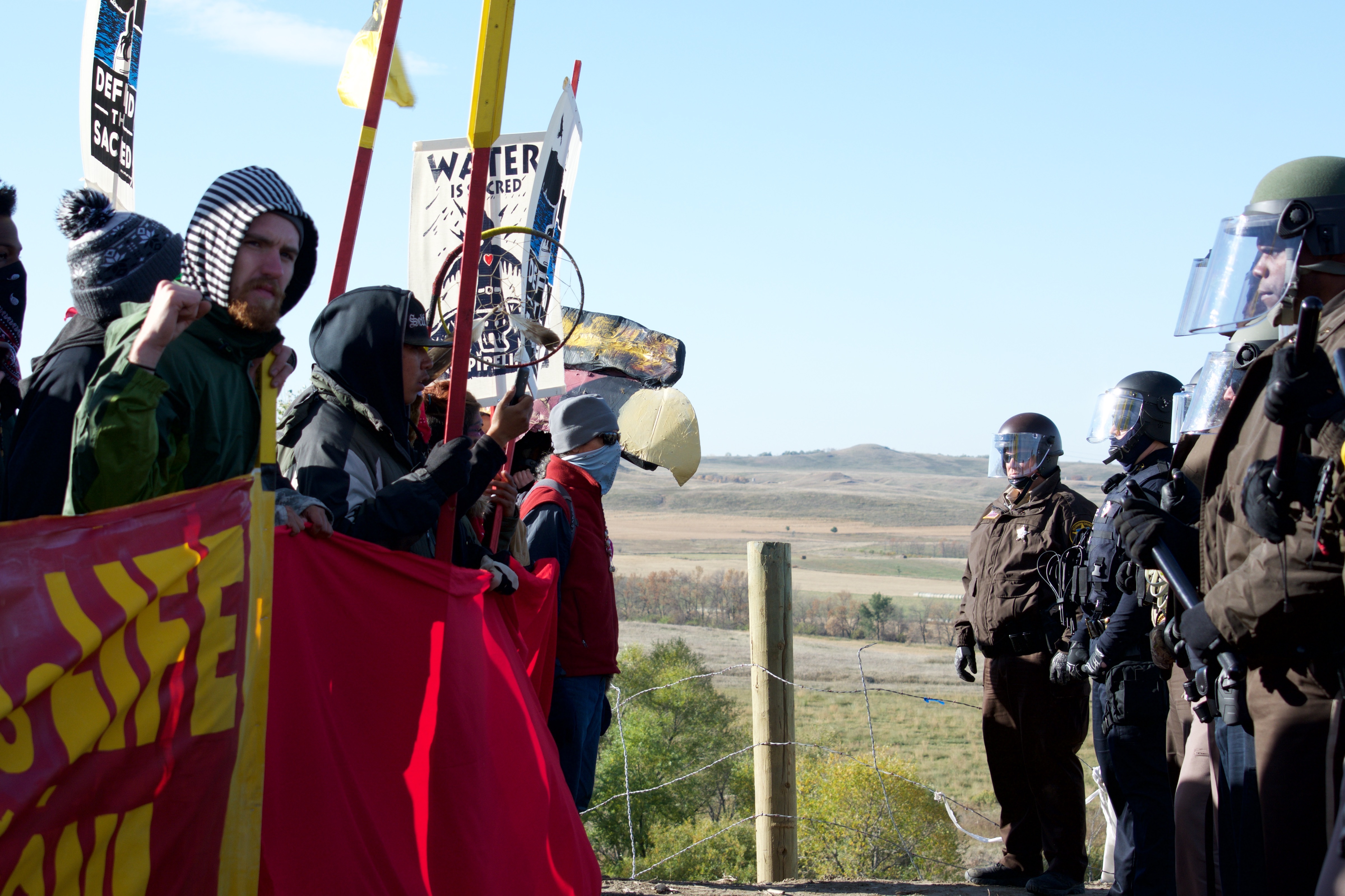 North Dakota Access Pipeline protest